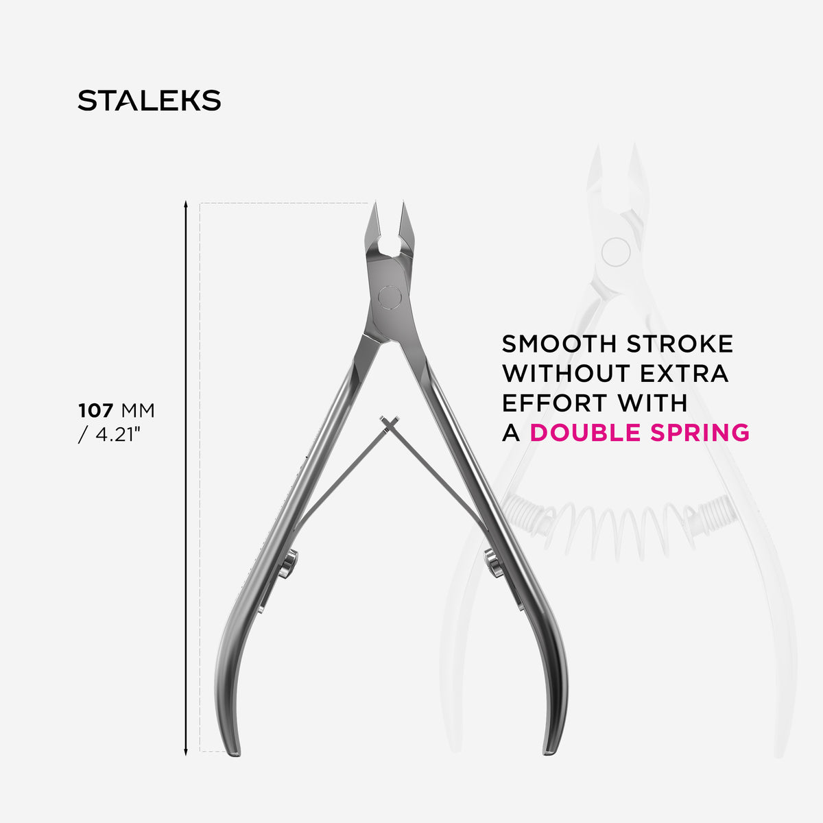 STALEKS EXPERT 92 Mini Profesyonel tirnak eti pensi, 7 mm