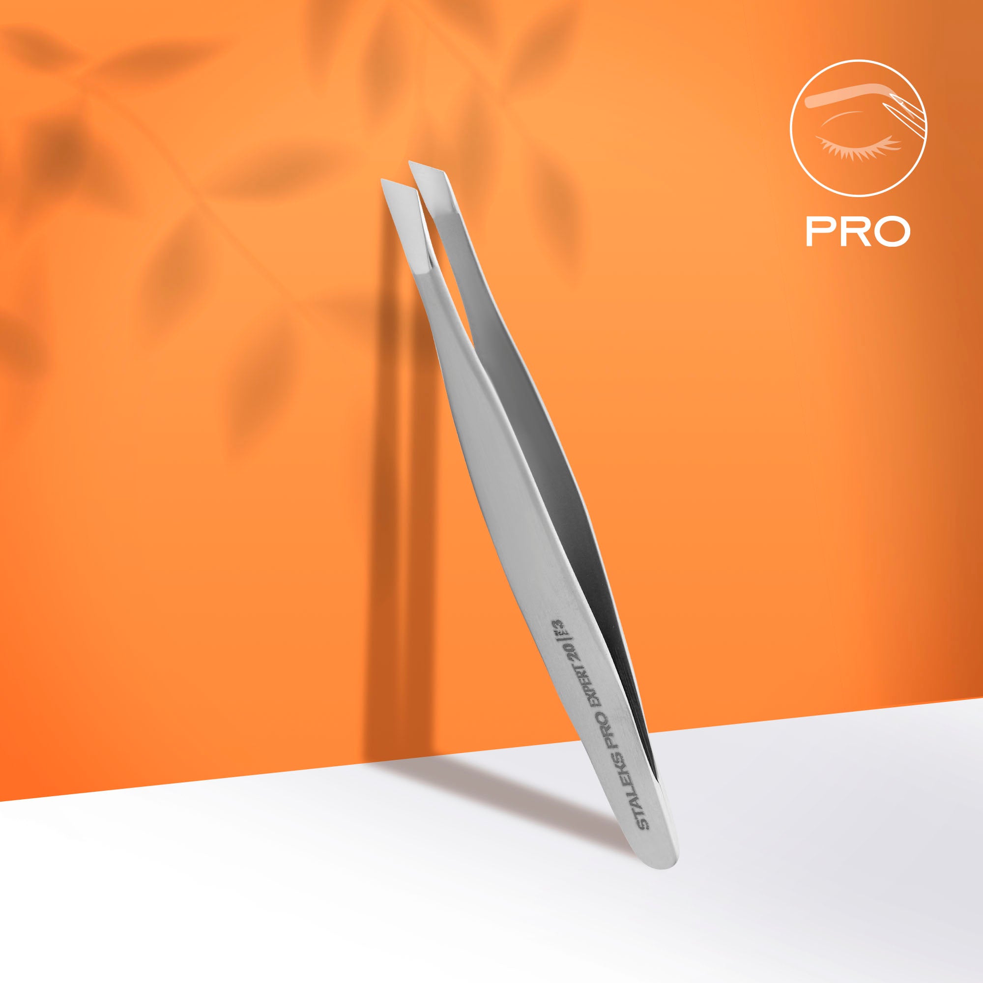 STALEKS EXPERT 20 TYPE 3 Geniş eğimli profesyonel kaş cımbızı