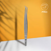 STALEKS EXPERT 40 TYPE 13 Profesyonel kirpik uzatma cımbızı, L şekilli, 40°