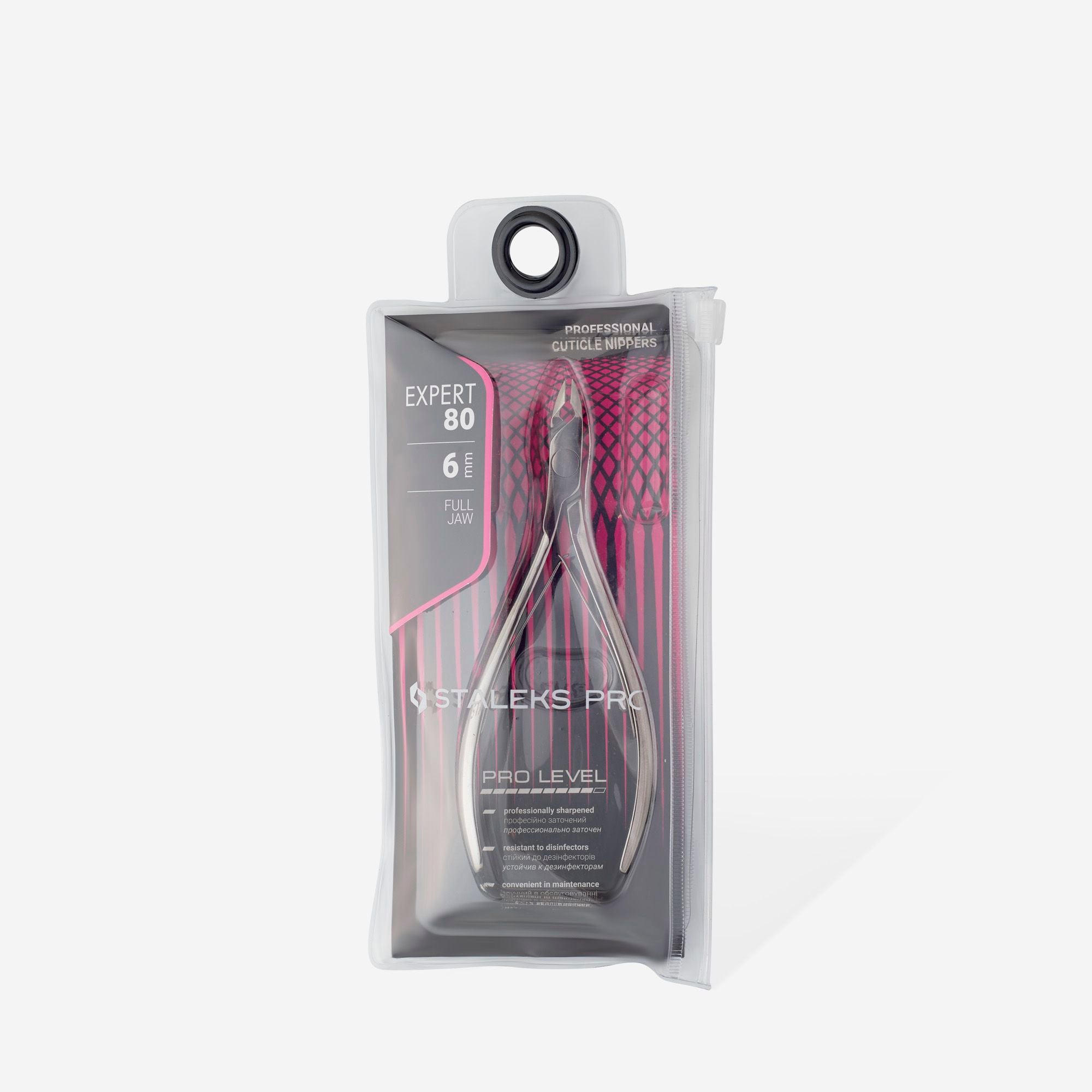 STALEKS EXPERT 80 Professional cuticle nippers, 6 mm