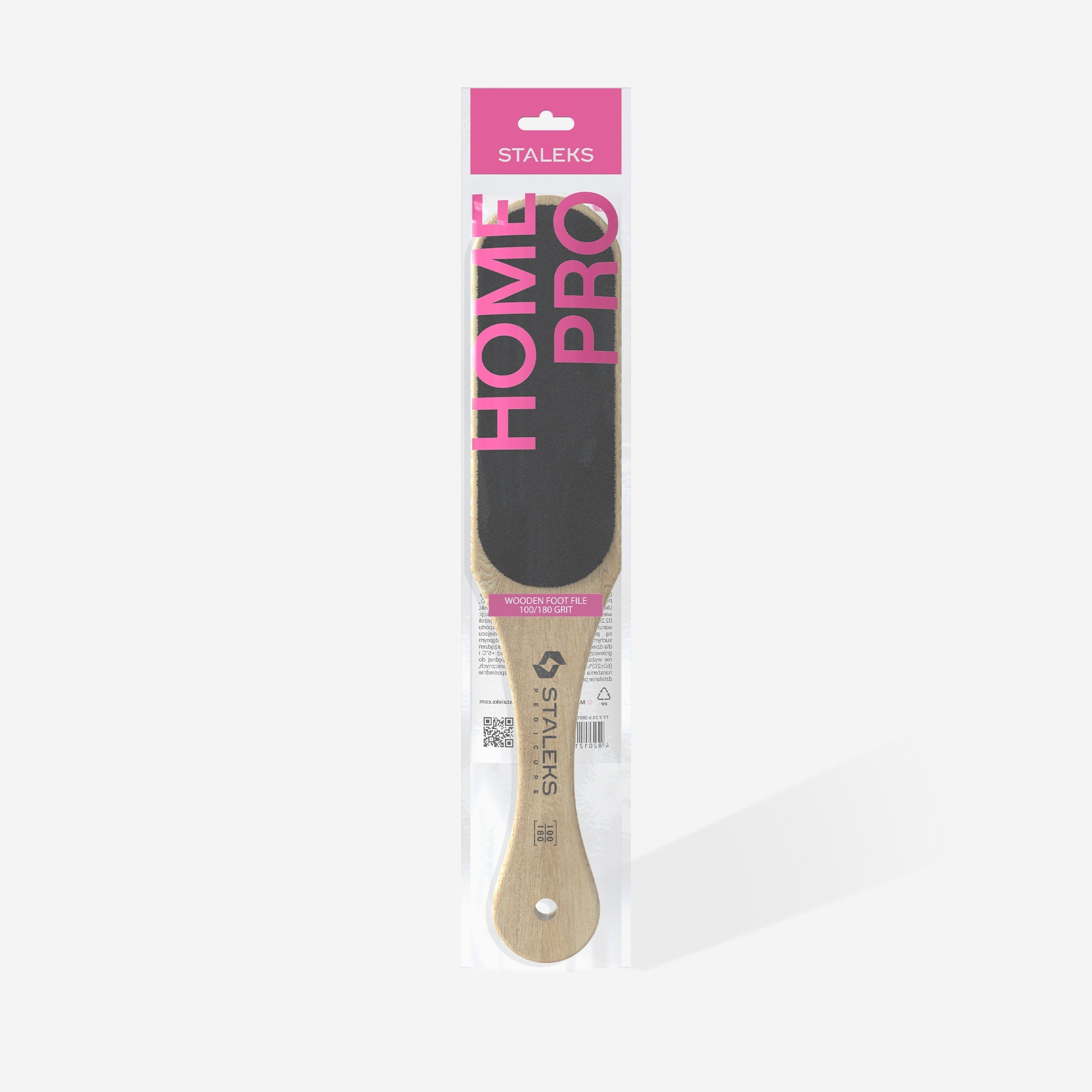 STALEKS HOME PRO 10 TYPE 1 Wooden foot file, 100/180 grit
