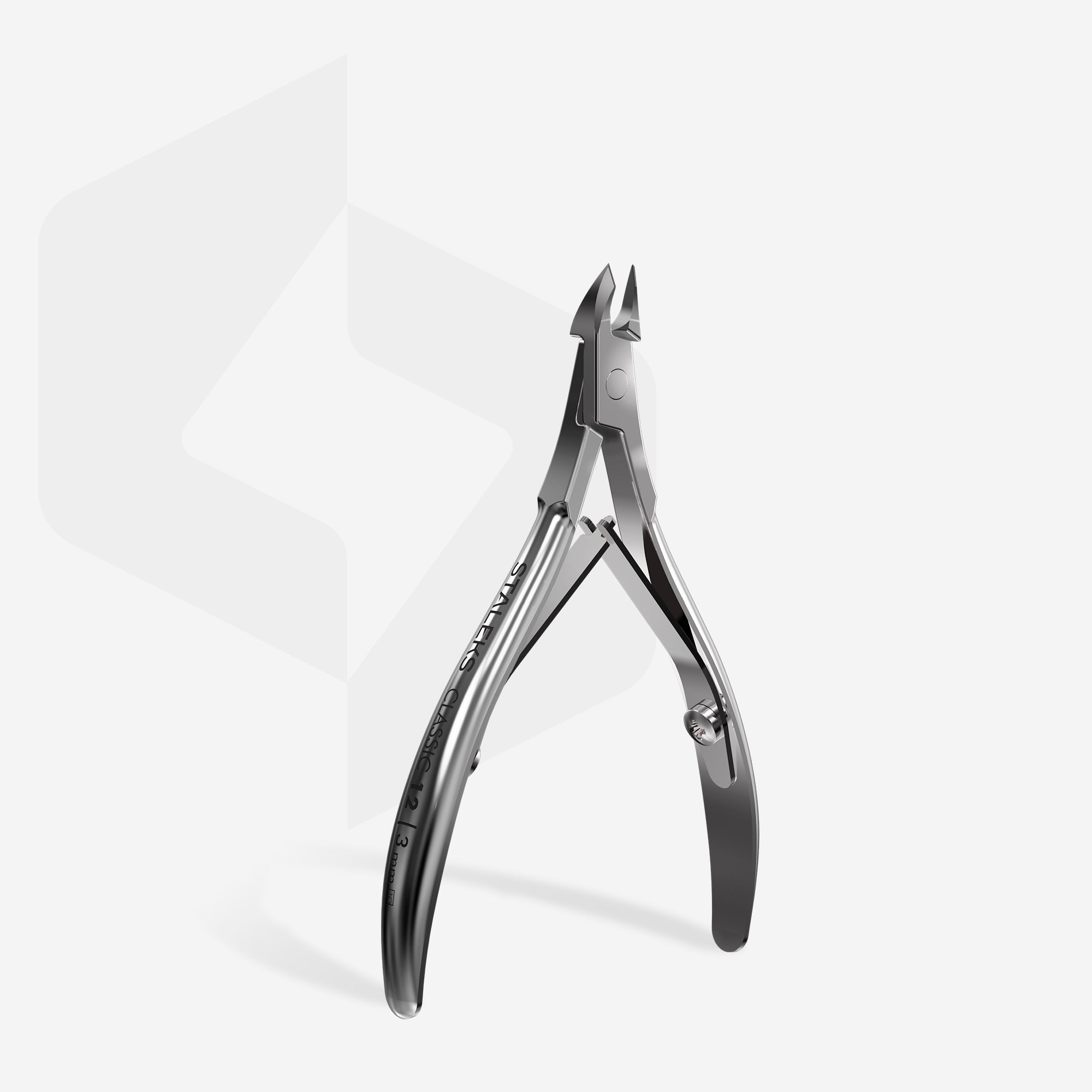 STALEKS CLASSIC 12 Profesyonel tirnak eti pensi, 3 mm