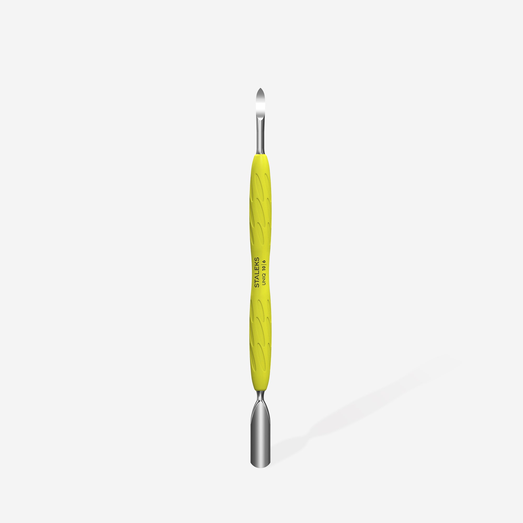 STALEKS UNIQ 10 TYPE 6 Gummy Rounded wide pusher and nail cleaner