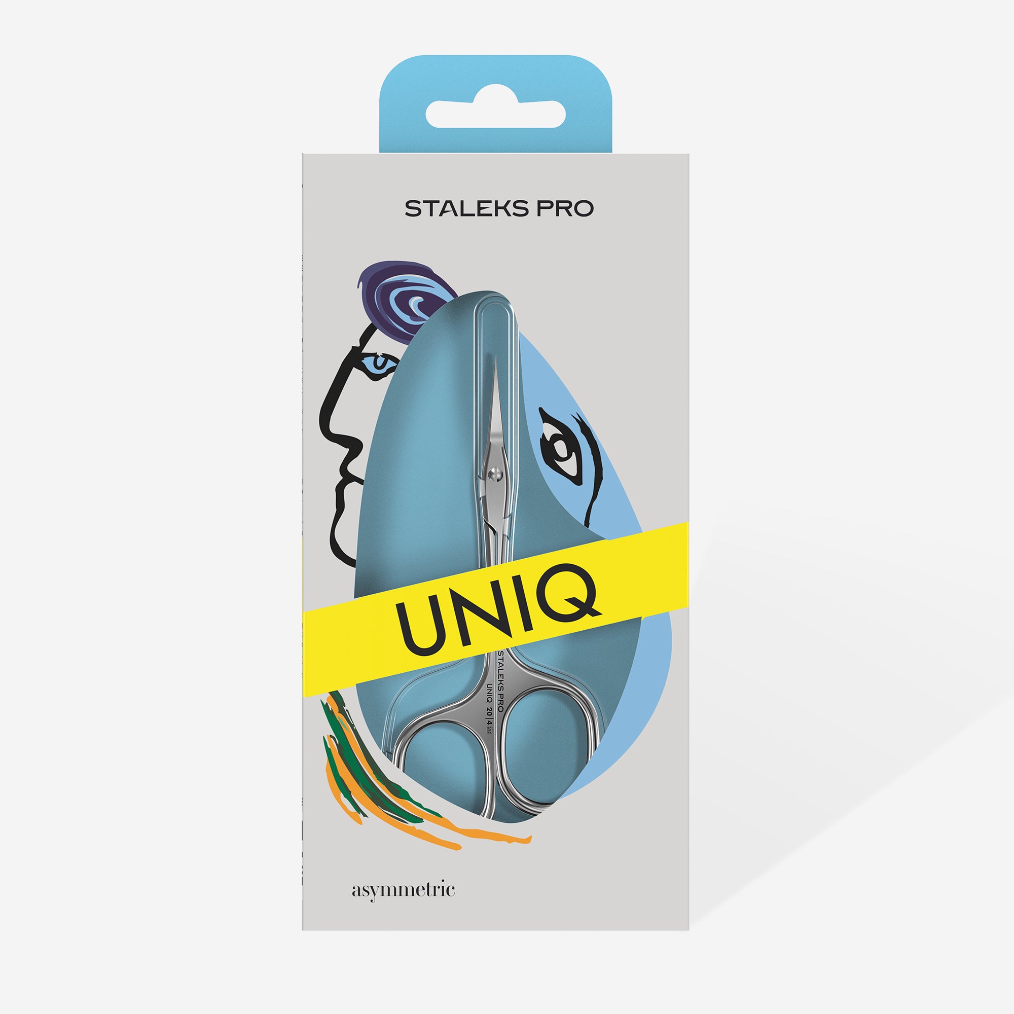 STALEKS UNIQ 20 TYPE 4 Asymmetric Professional cuticle scissors