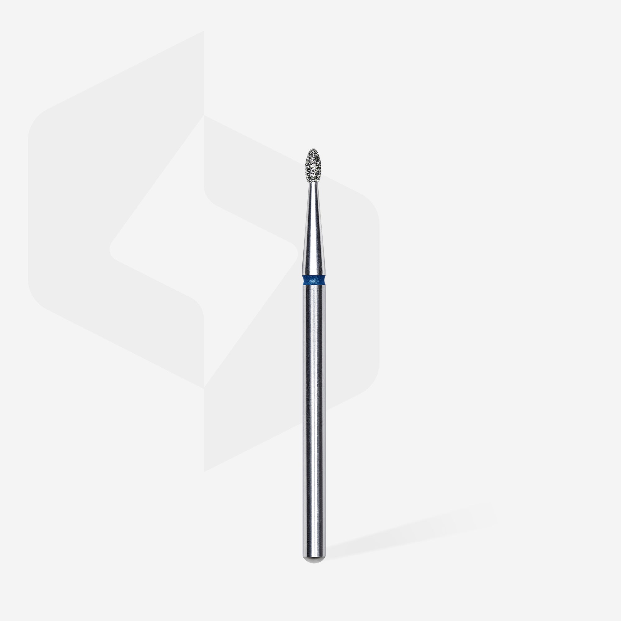 STALEKS EXPERT Diamond nail drill bit rounded bud blue, head diameter 1,6 mm, working part 3,4 mm
