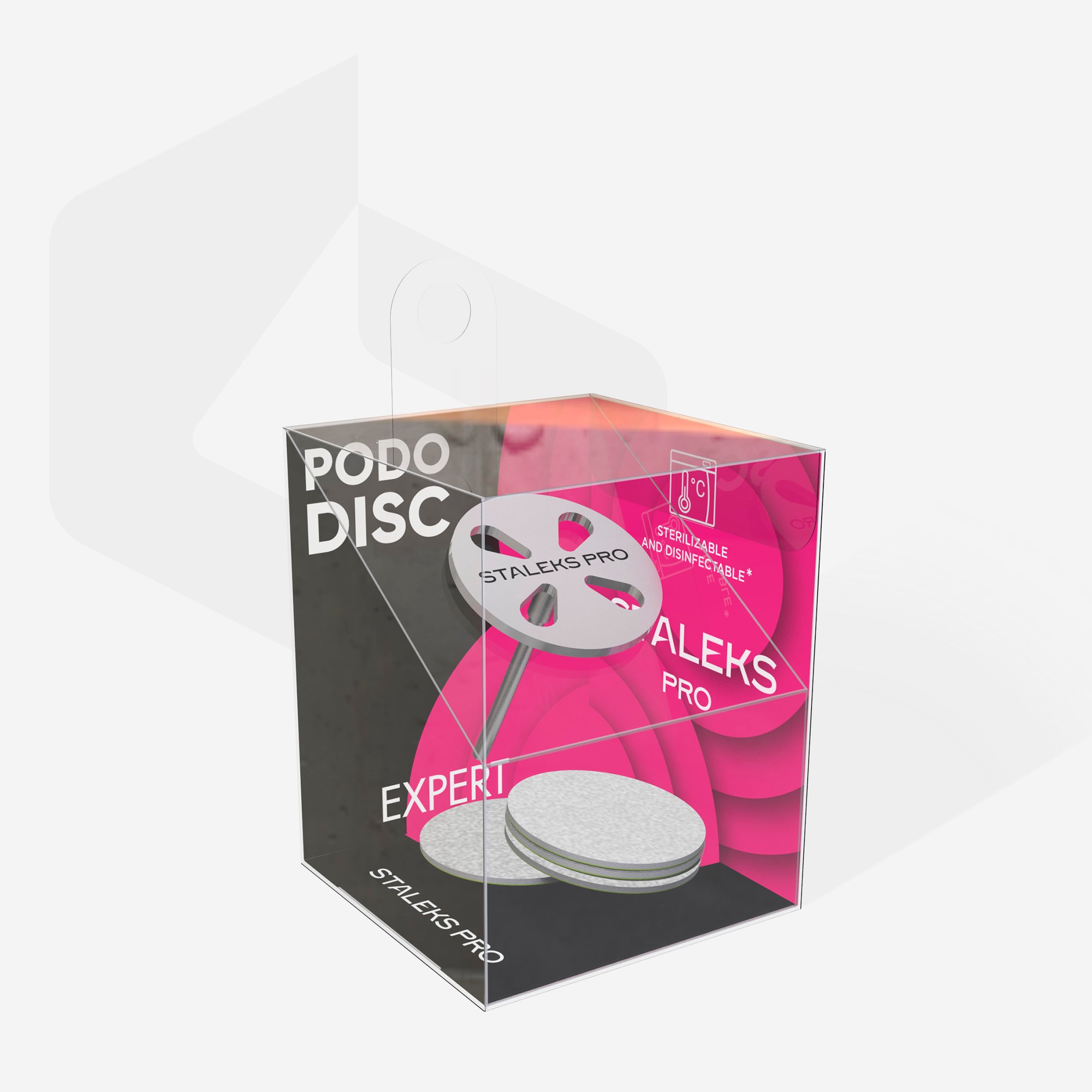 STALEKS EXPERT PODODISC M Pedicure disc with disposable files, 180 grit, 20 mm (5 pcs)