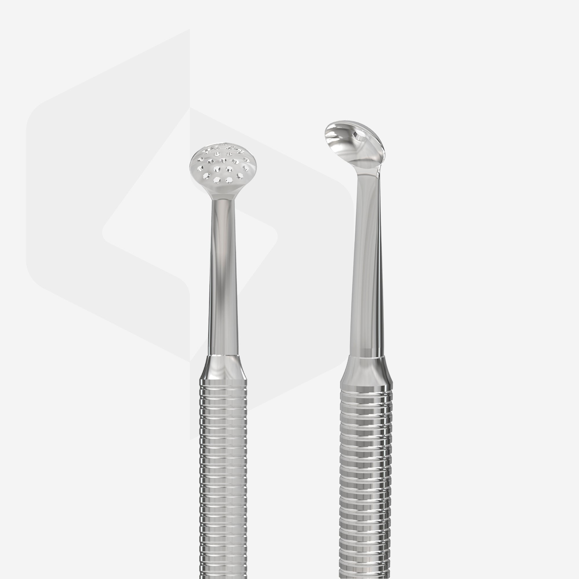 STALEKS EXPERT 20 TYPE 2 Cosmetology double-ended spoon (Uno and round spoon with 19 holes)