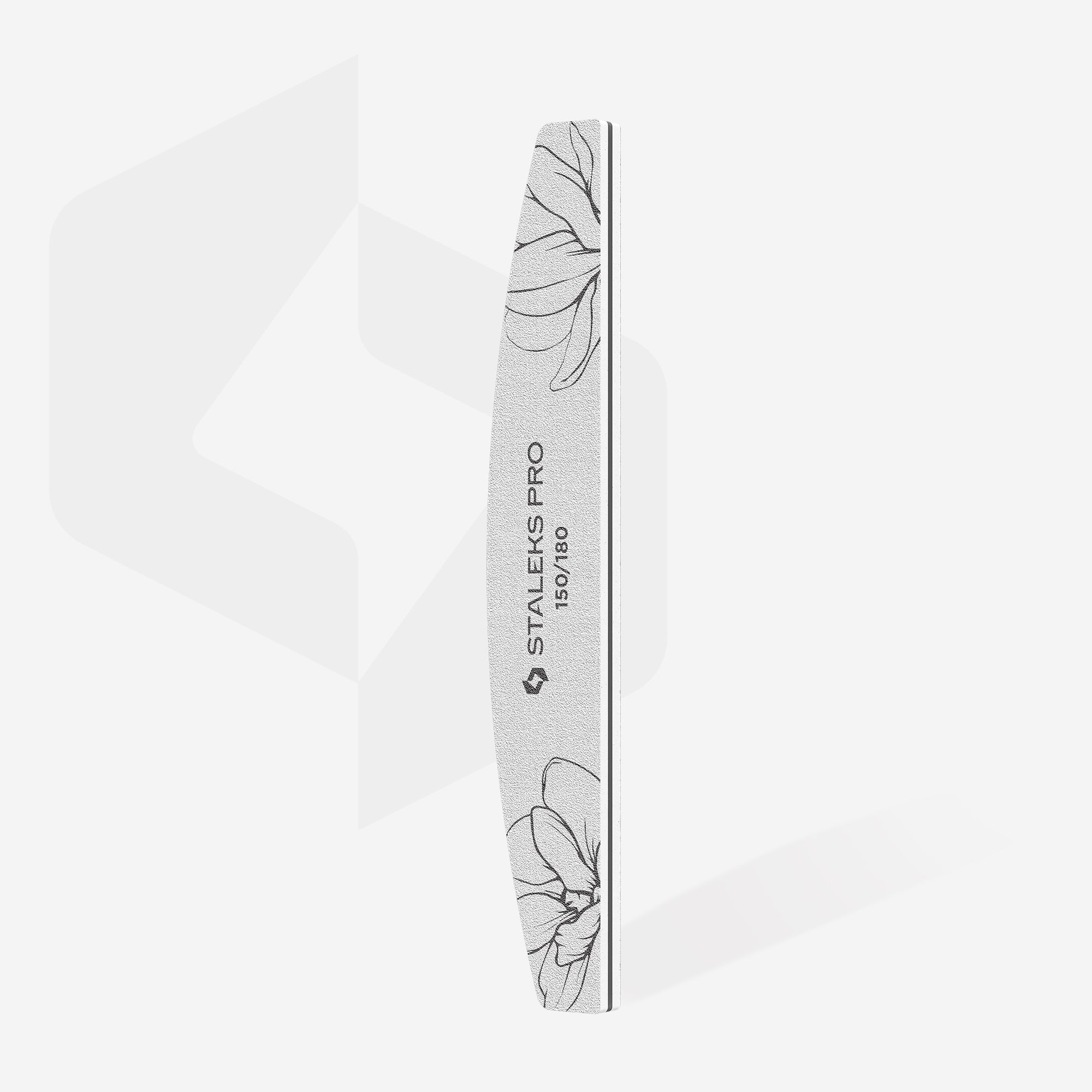 STALEKS EXPERT 40 Crescent mineral nail file, 150/180 grit (1 pc)