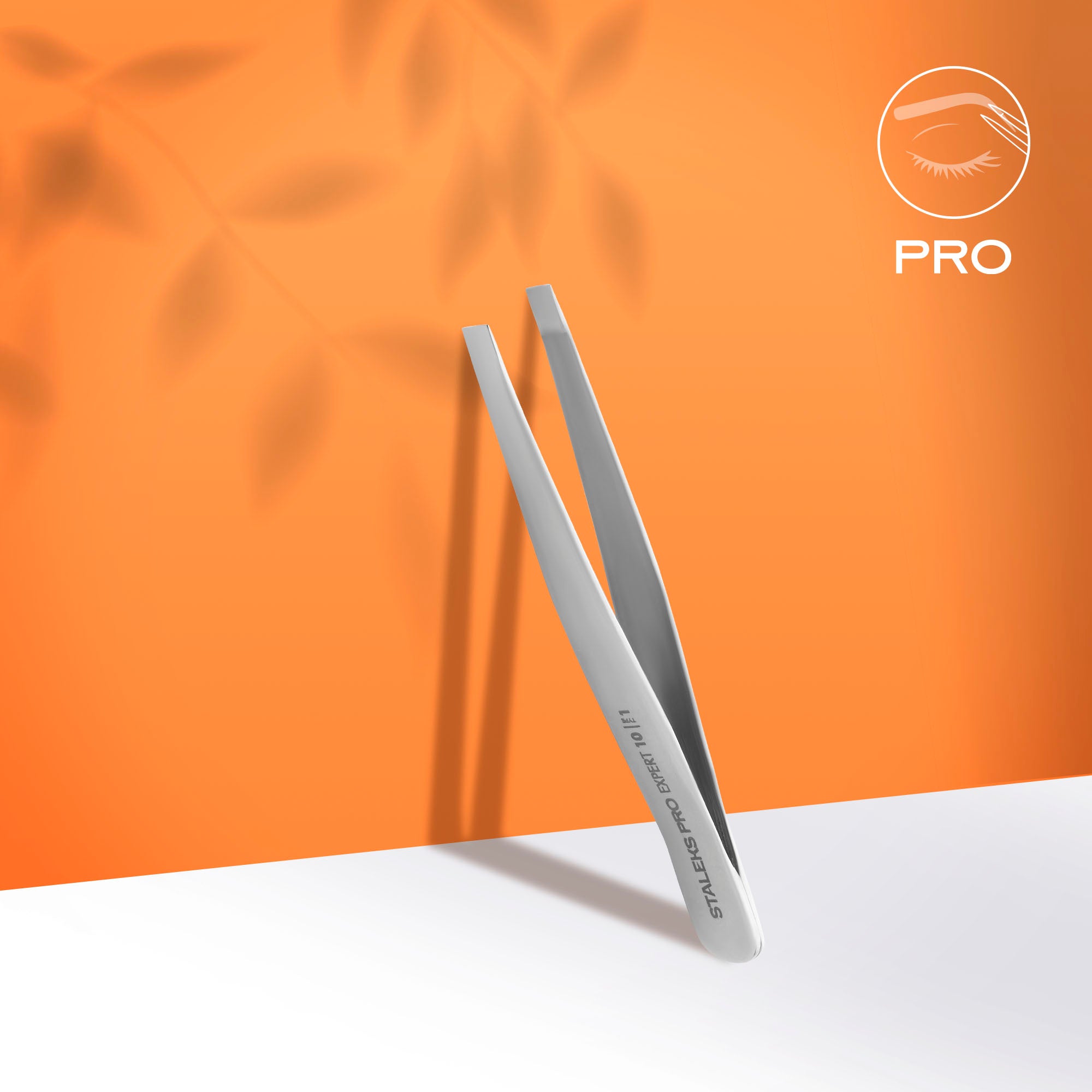 STALEKS EXPERT 10 TYPE 1 Geniş düz profesyonel kaş cımbızı