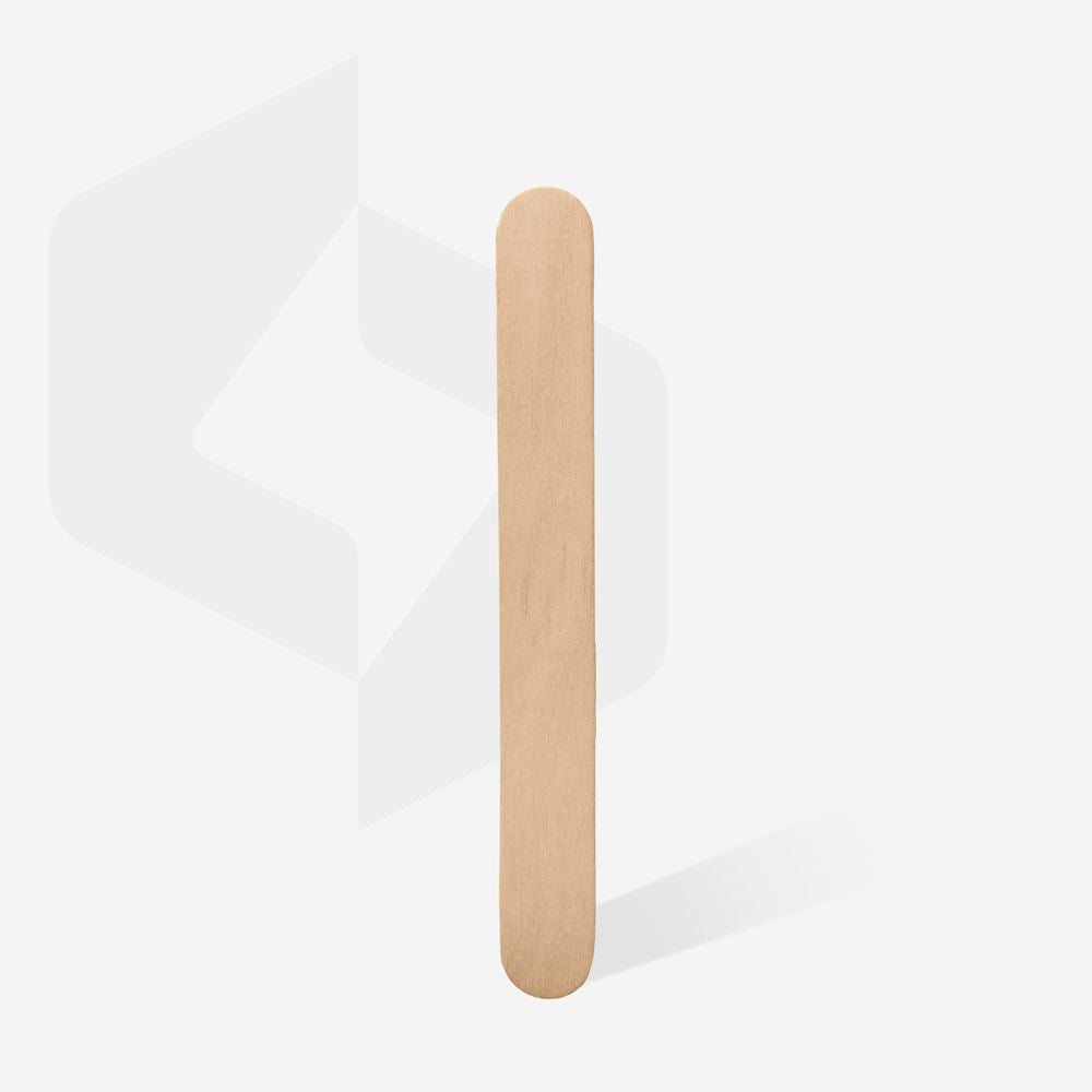 STALEKS EXPERT Wooden wax applicator stick, 150x17 mm (100 pcs)