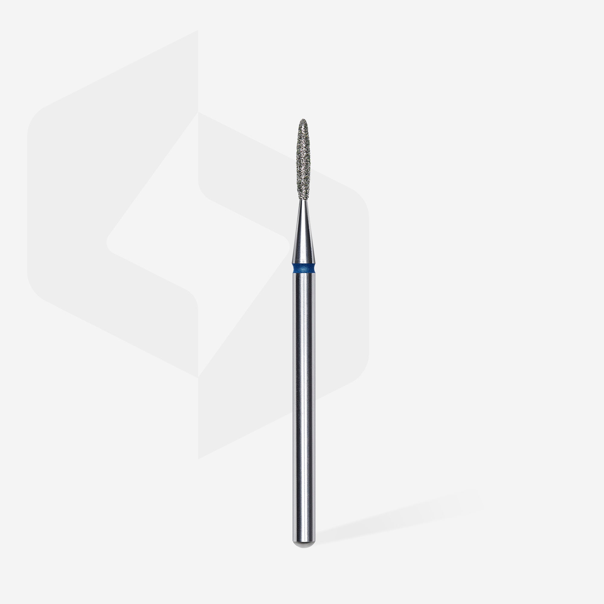 STALEKS EXPERT Diamond nail drill bit flame blue, head diameter 1,4 mm, working part 8 mm