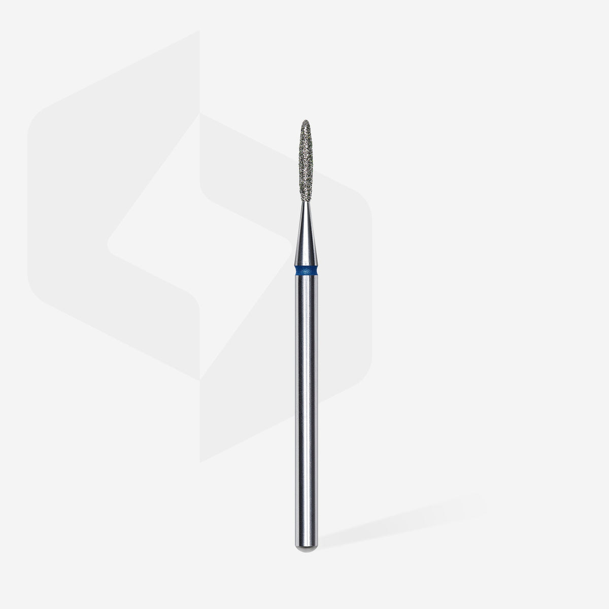STALEKS EXPERT Diamond nail drill bit flame blue, head diameter 1,4 mm, working part 8 mm