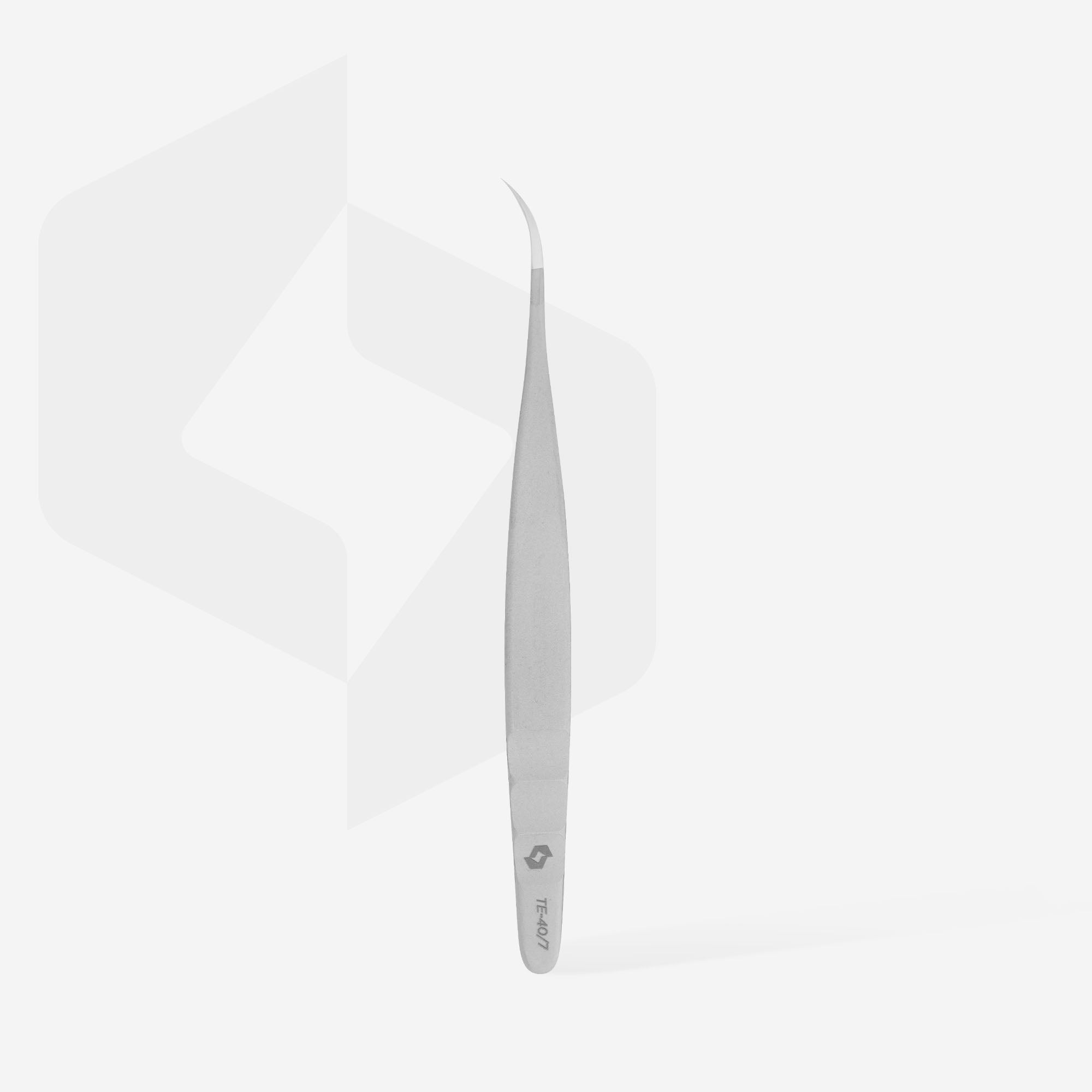 STALEKS EXPERT 40 TYPE 7 Kirpik uzatma için profesyonel kavisli cımbız