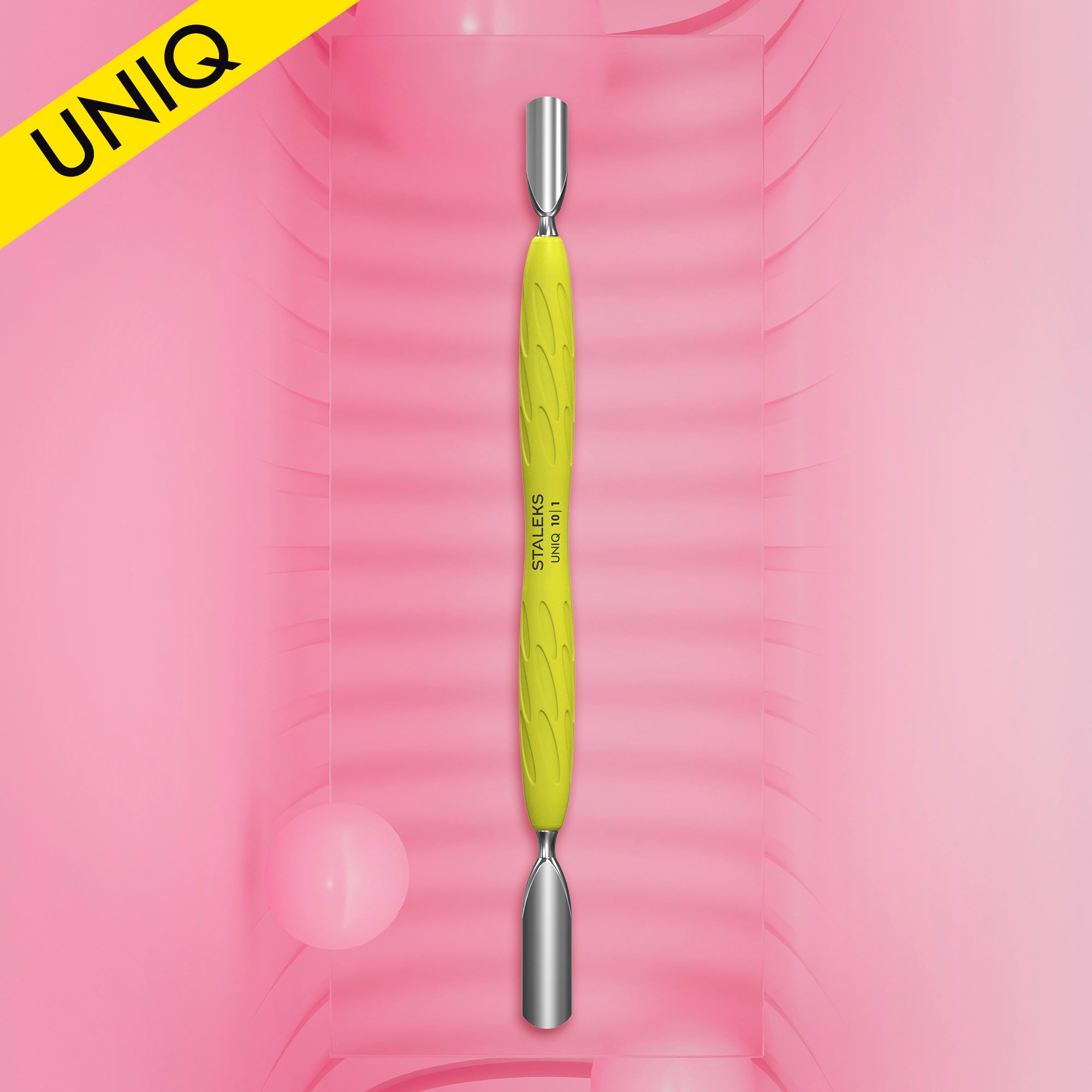 STALEKS UNIQ 10 TYPE 1 Gummy Geniş yuvarlak et itici ve dar yuvarlak et itici (Sari)
