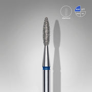 STALEKS EXPERT Elmas freze "alev" mavi, çap 2,1 mm, çalışma kısmı 8 mm