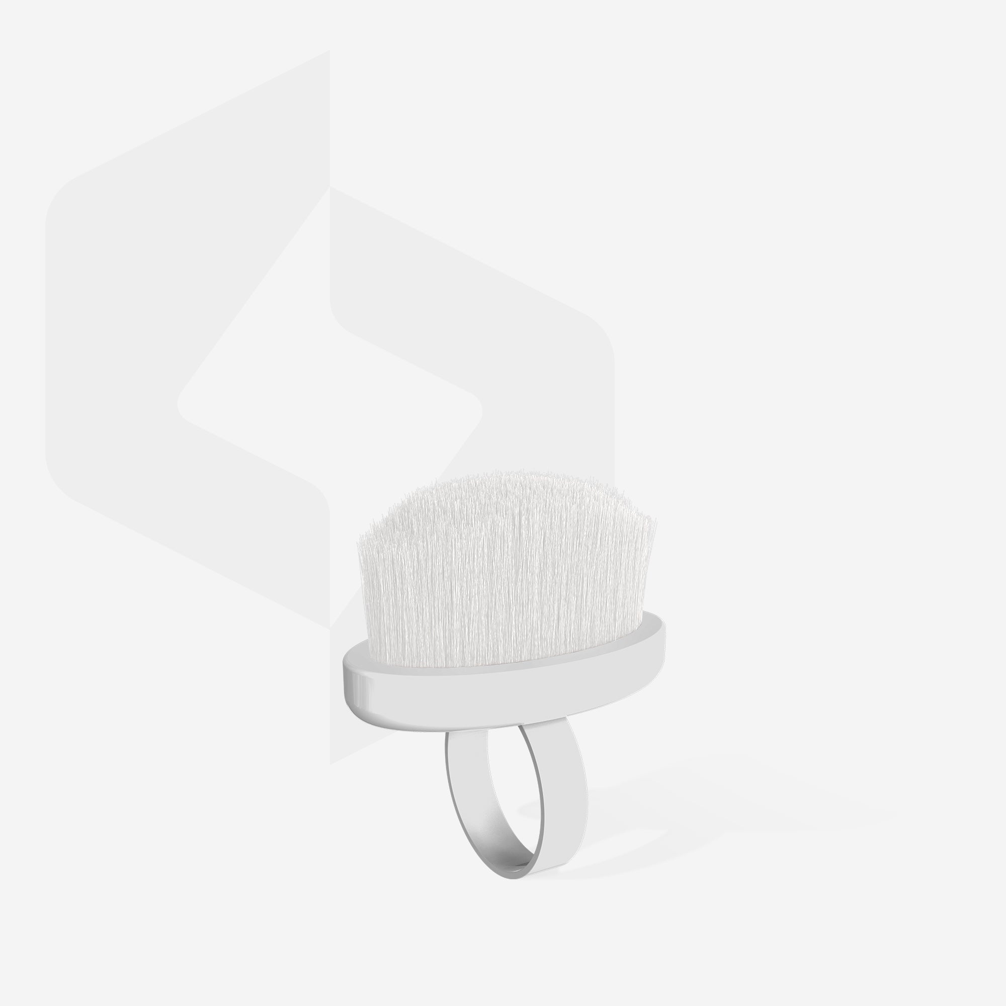 STALEKS EXPERT 03 Mini Tozu gidermek için manikür halka fırçası (10 adet)