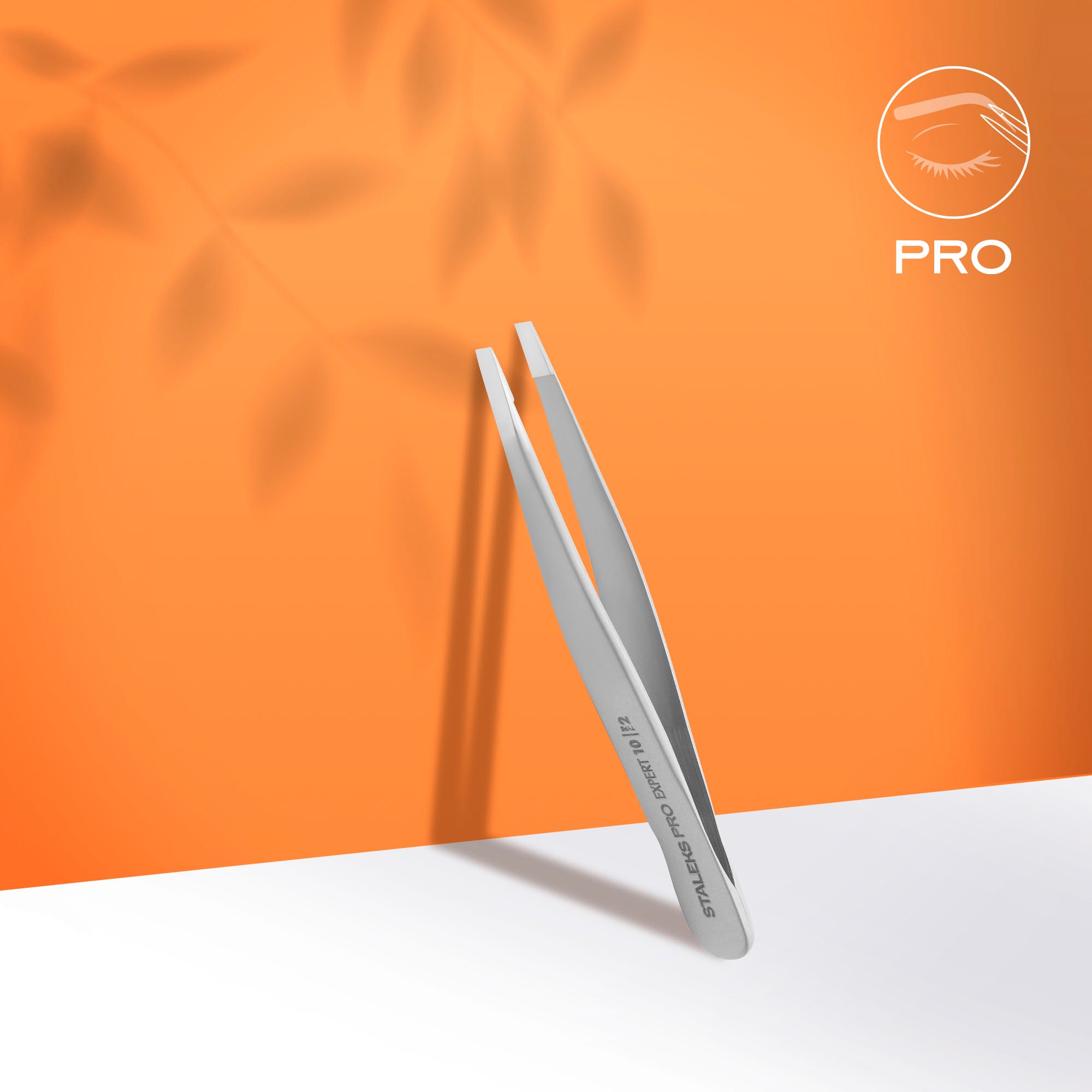 STALEKS EXPERT 10 TYPE 2 Dar düz profesyonel kaş cımbızı