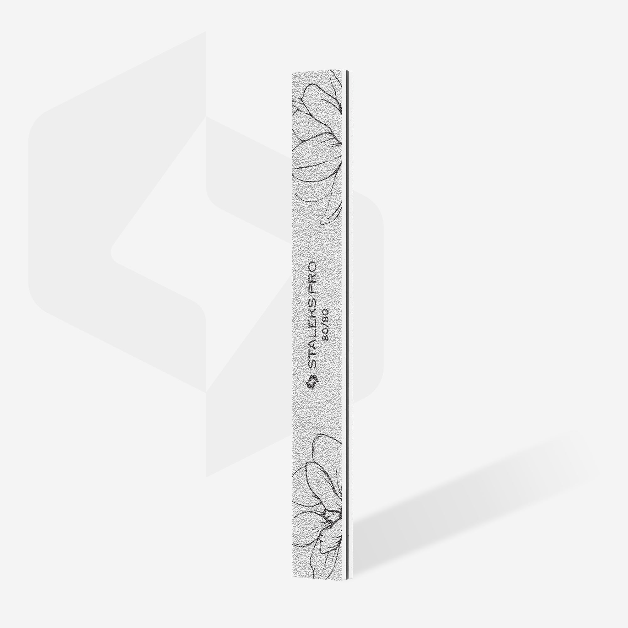 STALEKS EXPERT 20 Straight mineral nail file, 80/80 grit (25 pc)