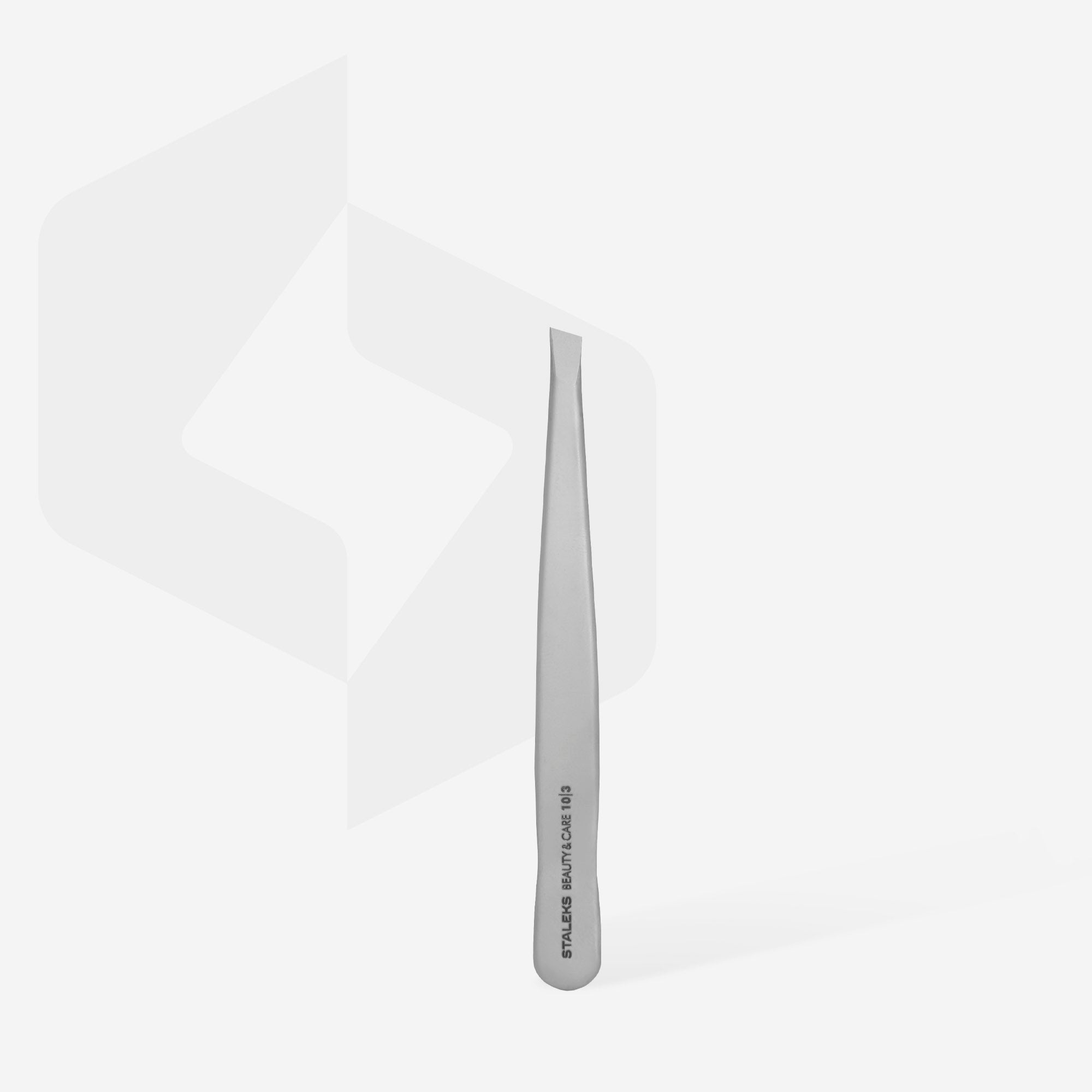 STALEKS BEAUTY & CARE 10 TYPE 3 Eyebrow tweezers wide beveled