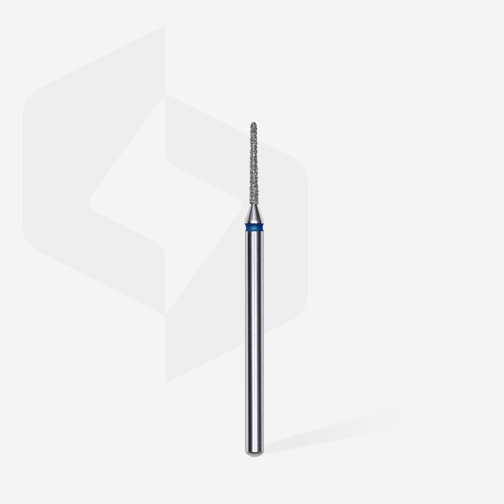STALEKS EXPERT Diamond nail drill bit needle blue, head diameter 1 mm, working part 10 mm