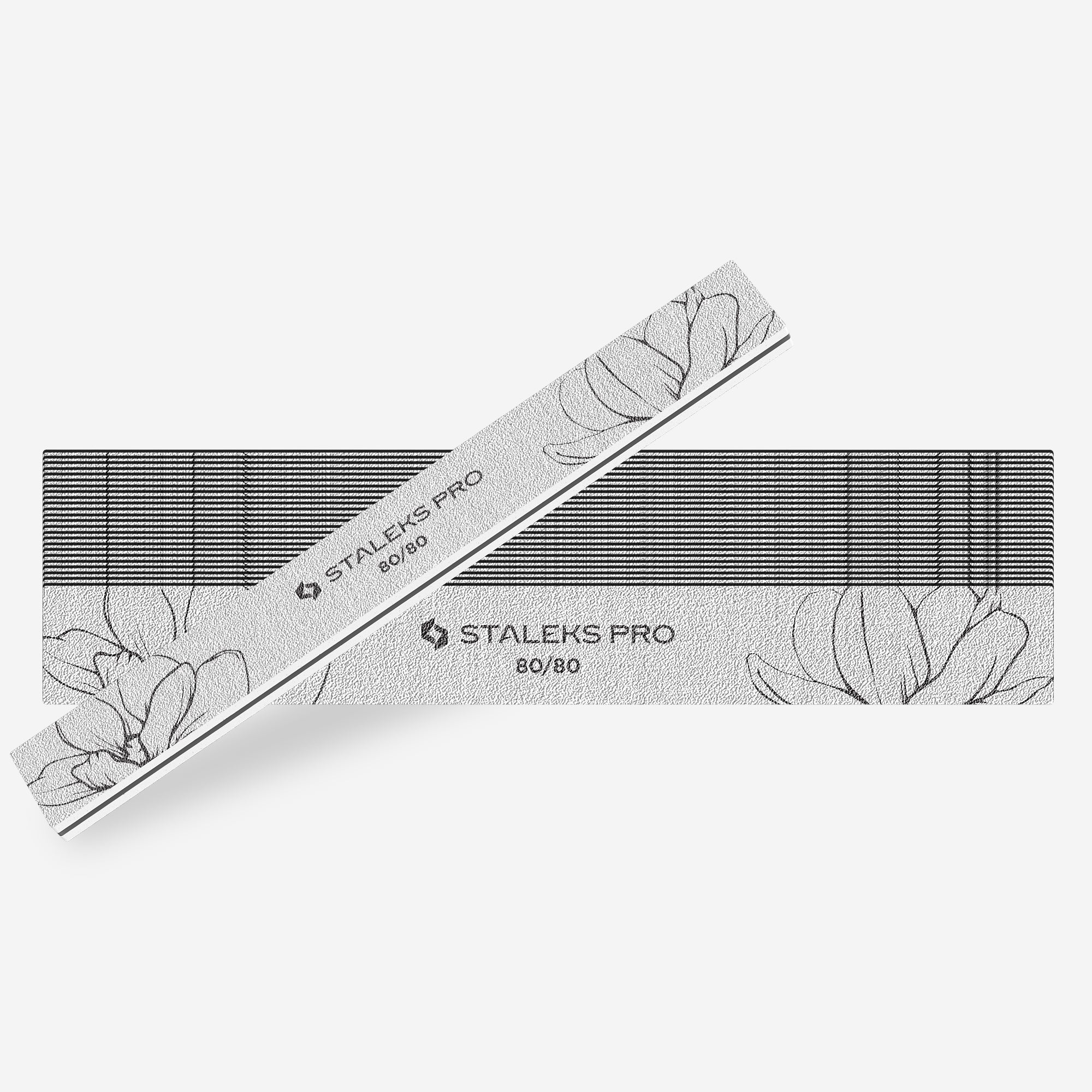 STALEKS EXPERT 20 Straight mineral nail file, 80/80 grit (25 pc)