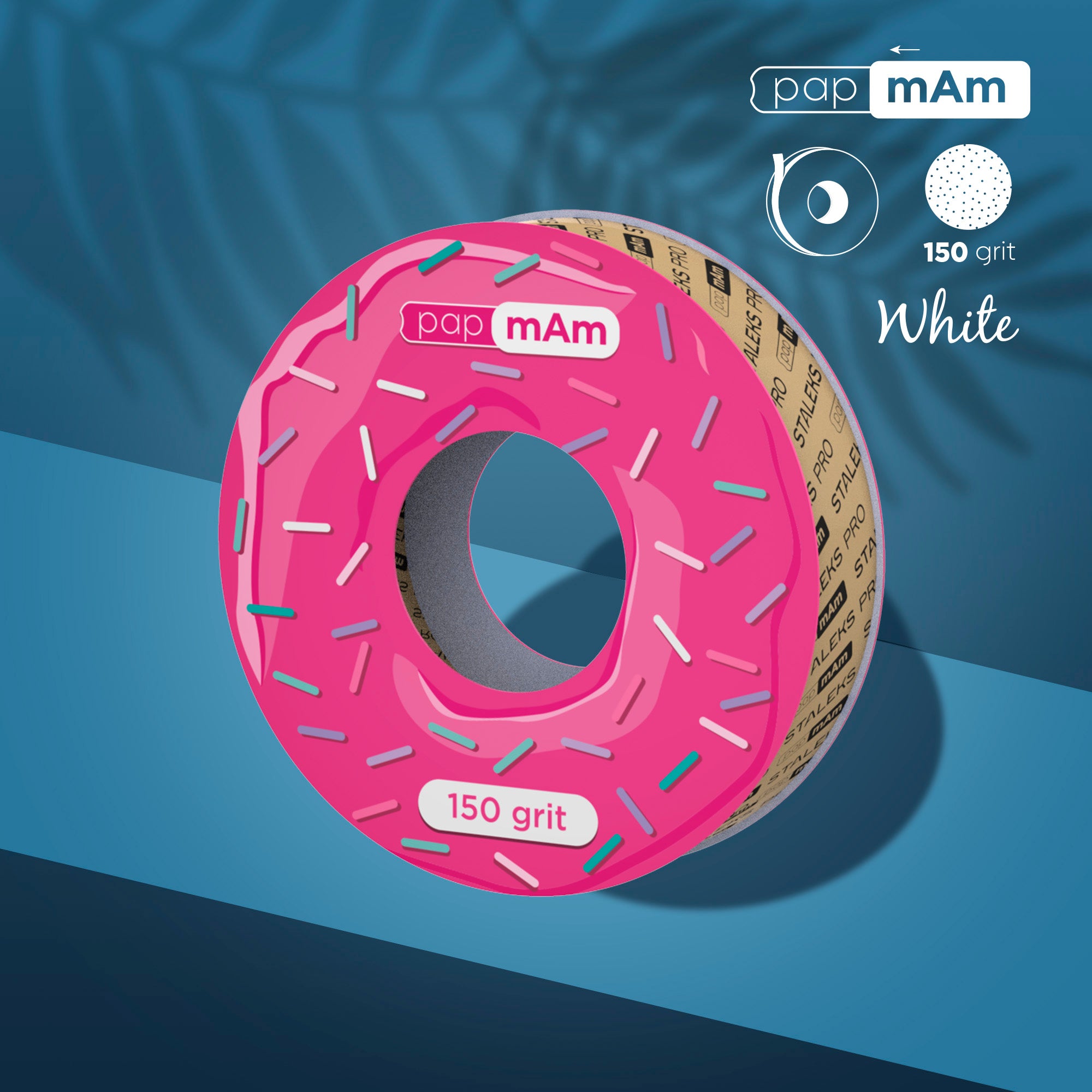 STALEKS  EXPERT Donut papmAm Düz törpü için yedek blok, 150 grit