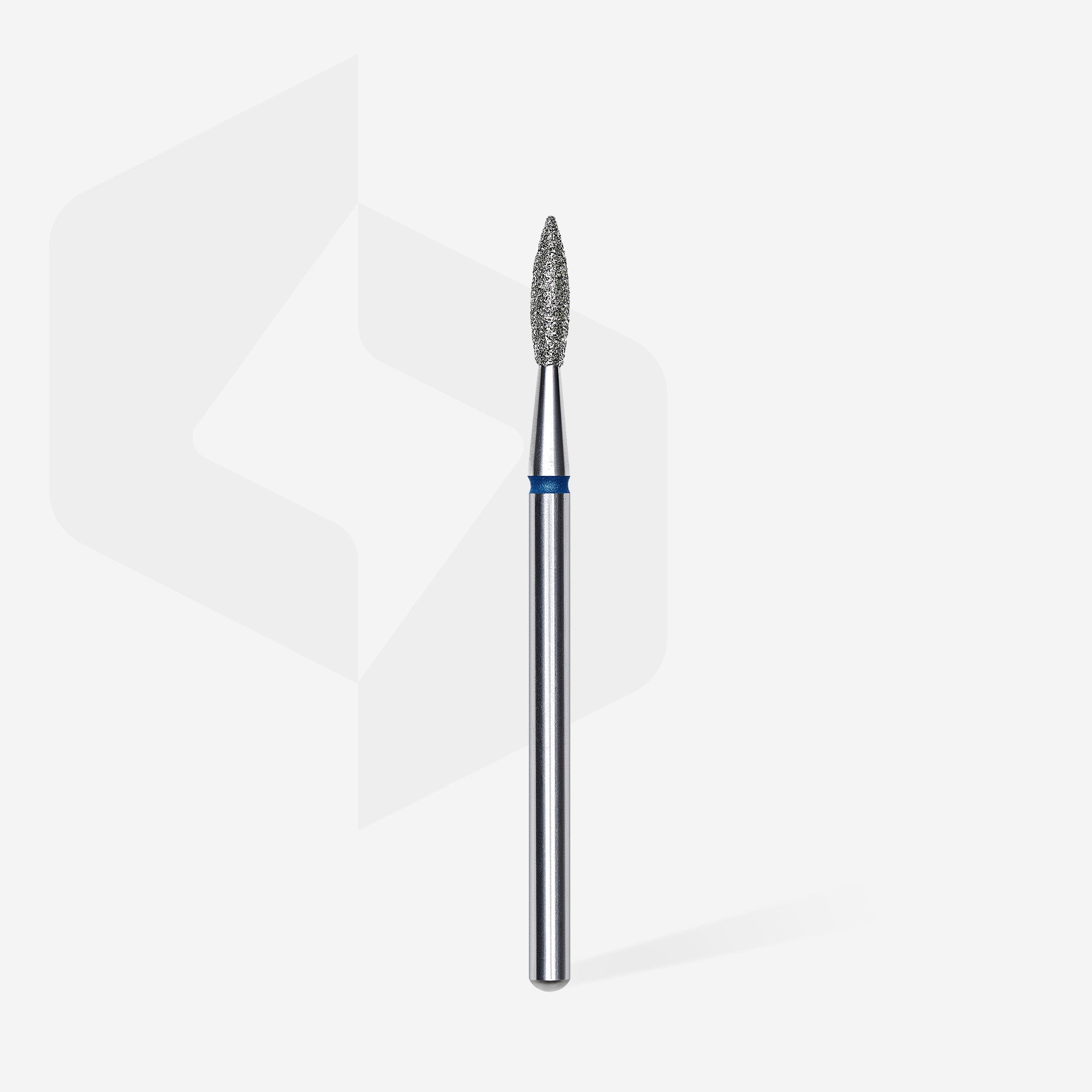 STALEKS EXPERT Elmas frez, sivri alev, mavi, çap 2,1 mm, çalışma kısmı 8 mm
