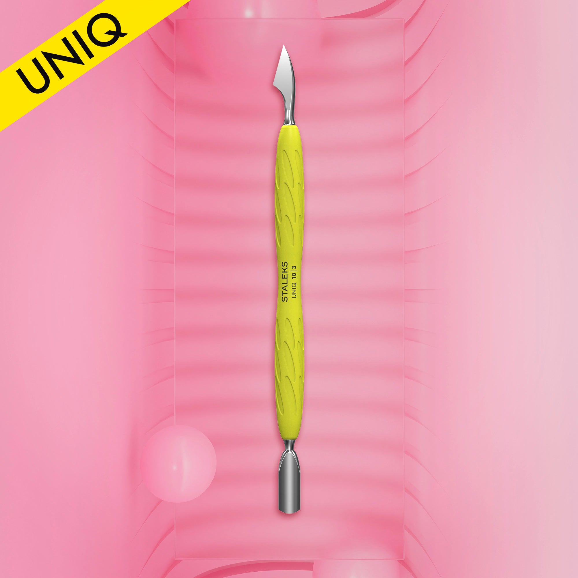 STALEKS UNIQ 10 TYPE 3 Gummy Dar yuvarlak et itici ve çalışma kısmı üçgen olan et itici