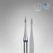 STALEKS EXPERT Elmas freze, mini alev, mavi, çap 1 mm, çalışma kısmı 3 mm