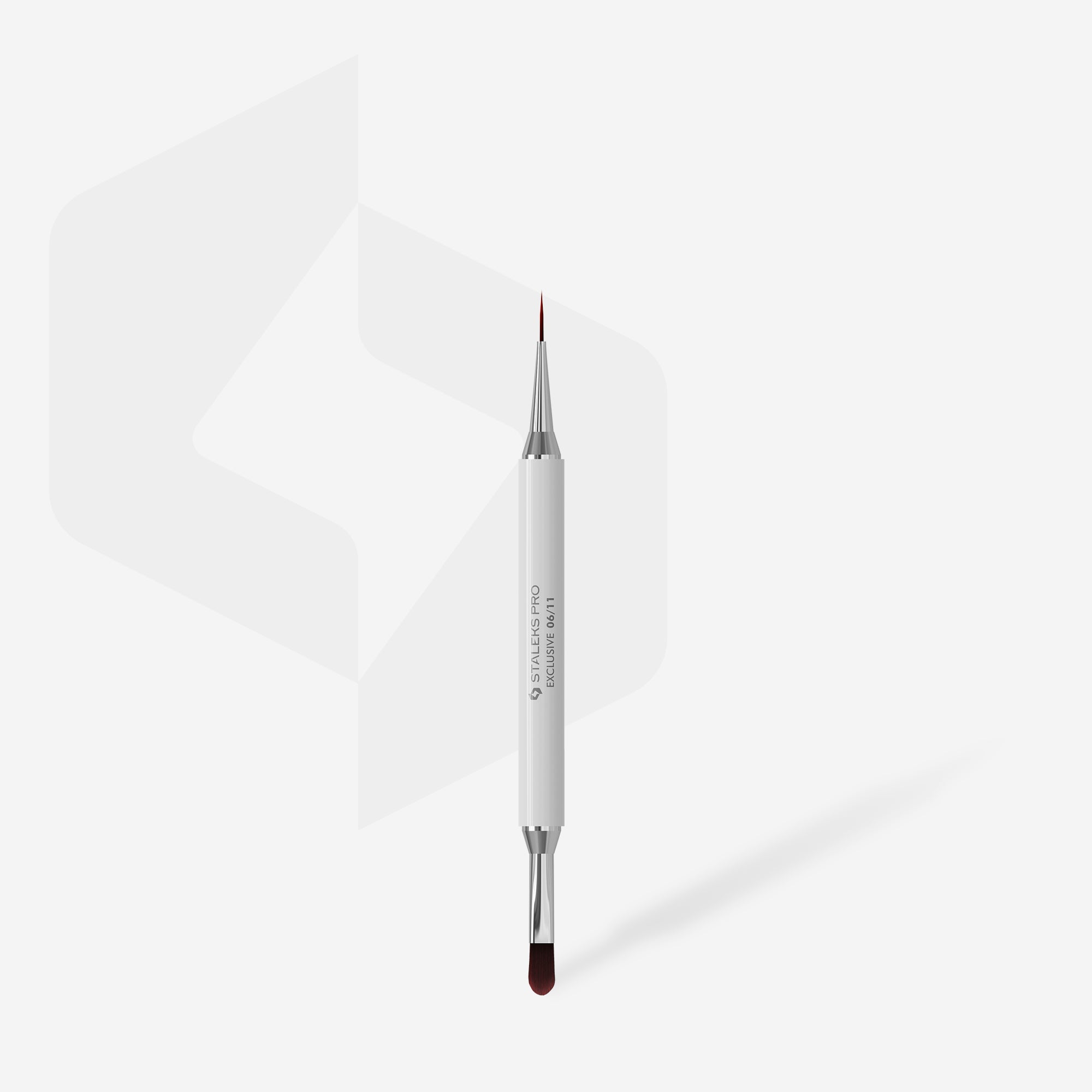 STALEKS EXCLUSIVE 06/11 Çift taraflı jel fırçası 11 mm / liner 12 mm