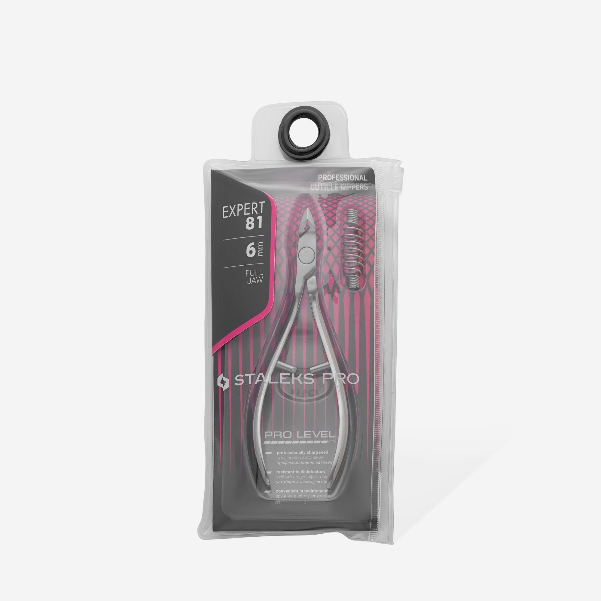 STALEKS EXPERT 81 Professional cuticle nippers, 6 mm