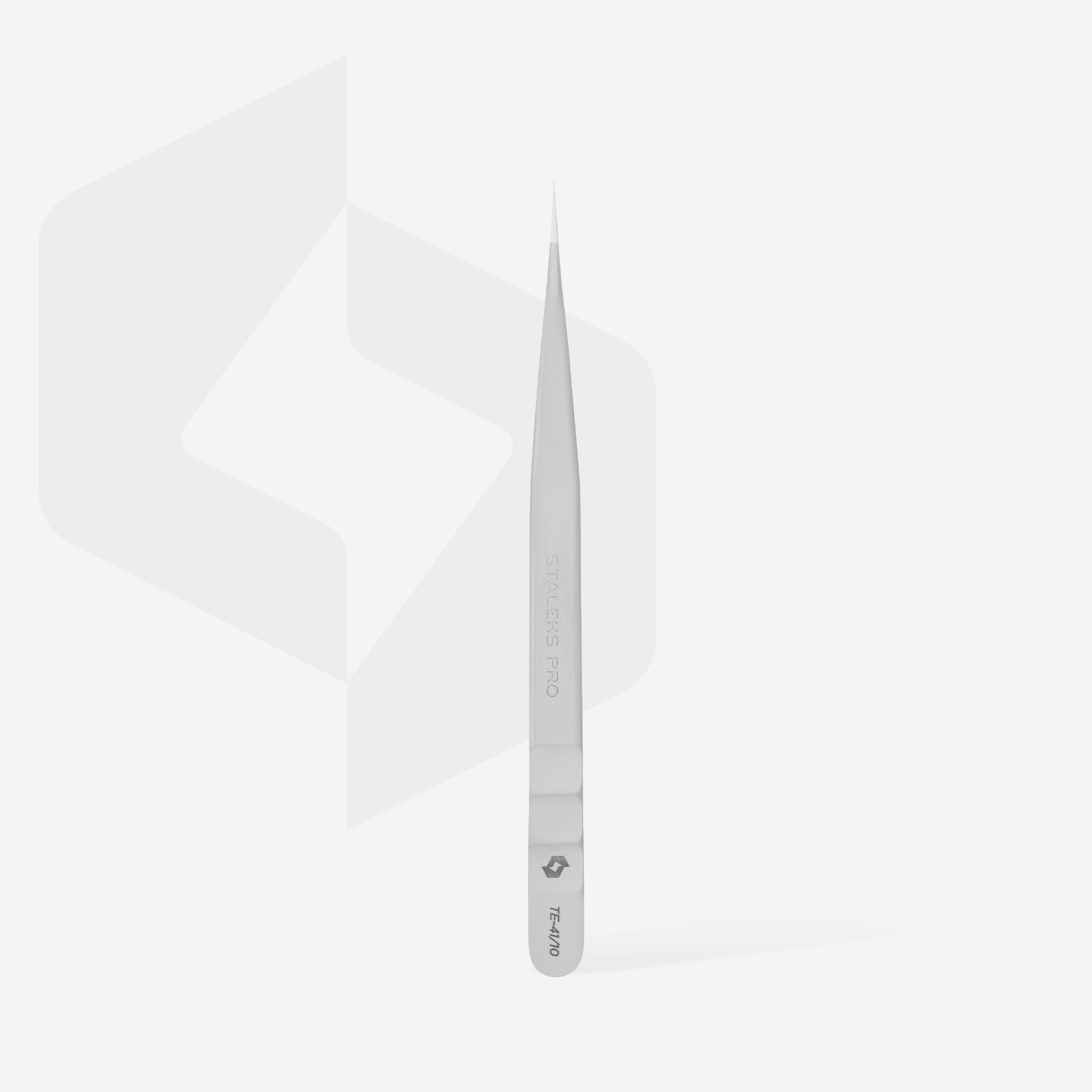 STALEKS EXPERT 41 TYPE 10 Profesyonel kirpik uzatma cımbızı, düz