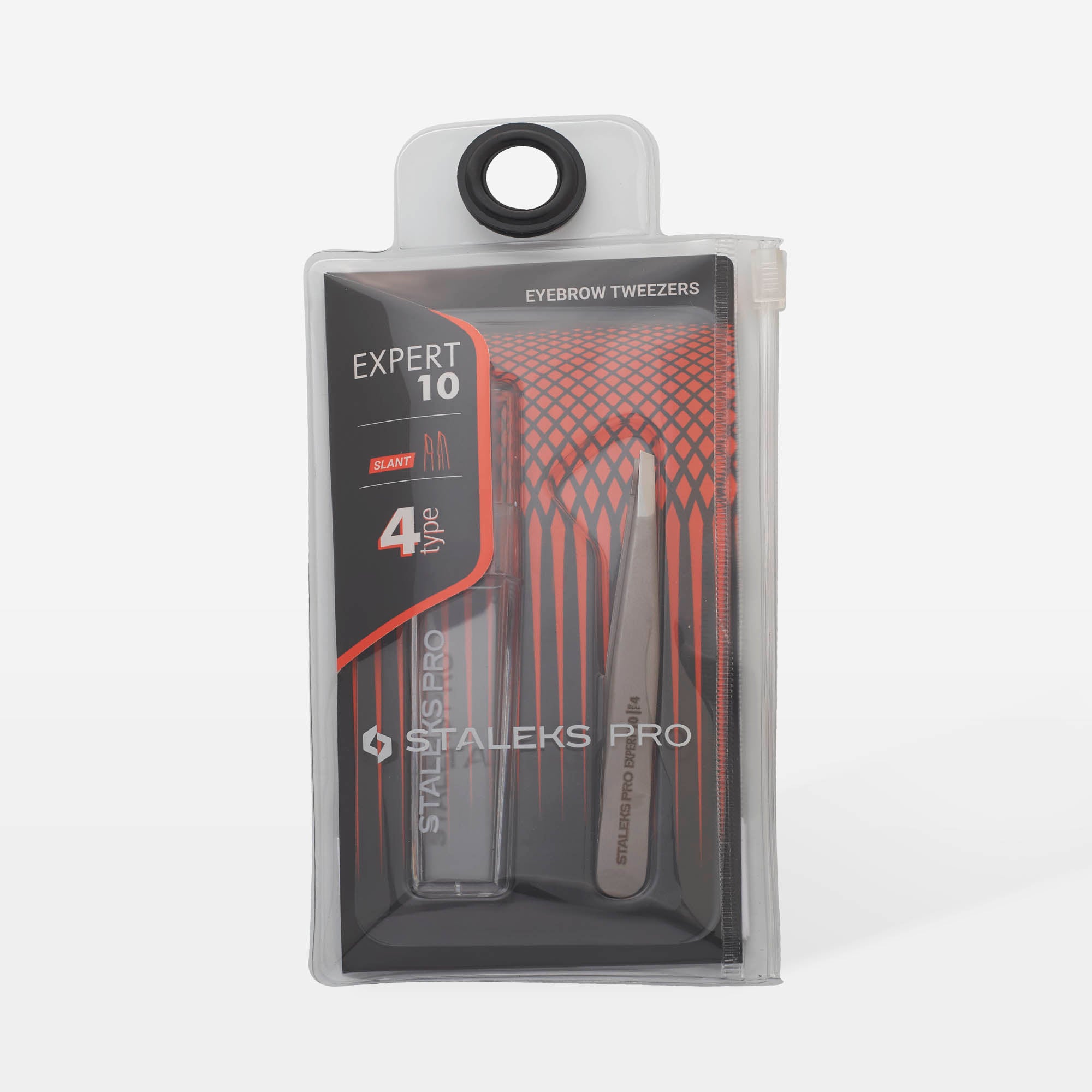 STALEKS EXPERT 10 TYPE 4 Dar, eğimli profesyonel kaş cımbızı