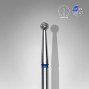 STALEKS EXPERT Diamond nail drill bit ball blue, head diameter 2,5 mm