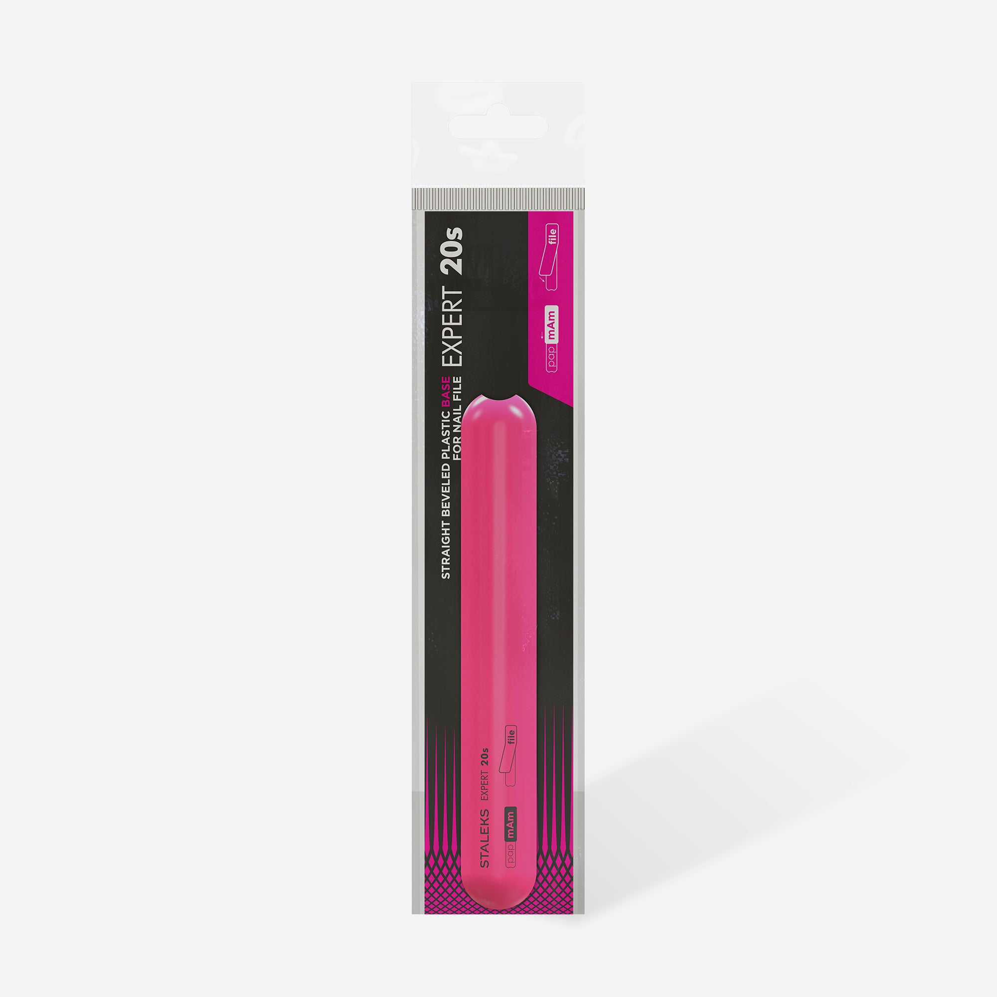 STALEKS EXPERT 20s Plastik eğimli düz ayak törpü tabanı (130 mm)