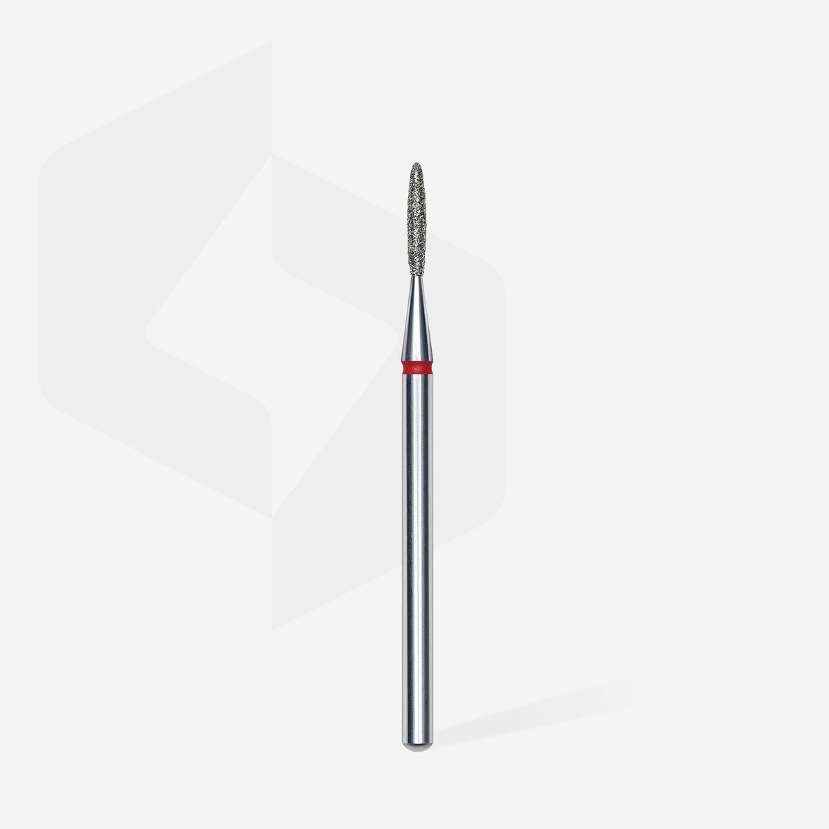 STALEKS EXPERT Diamond nail drill bit flame red, head diameter 1,4 mm, working part 8 mm