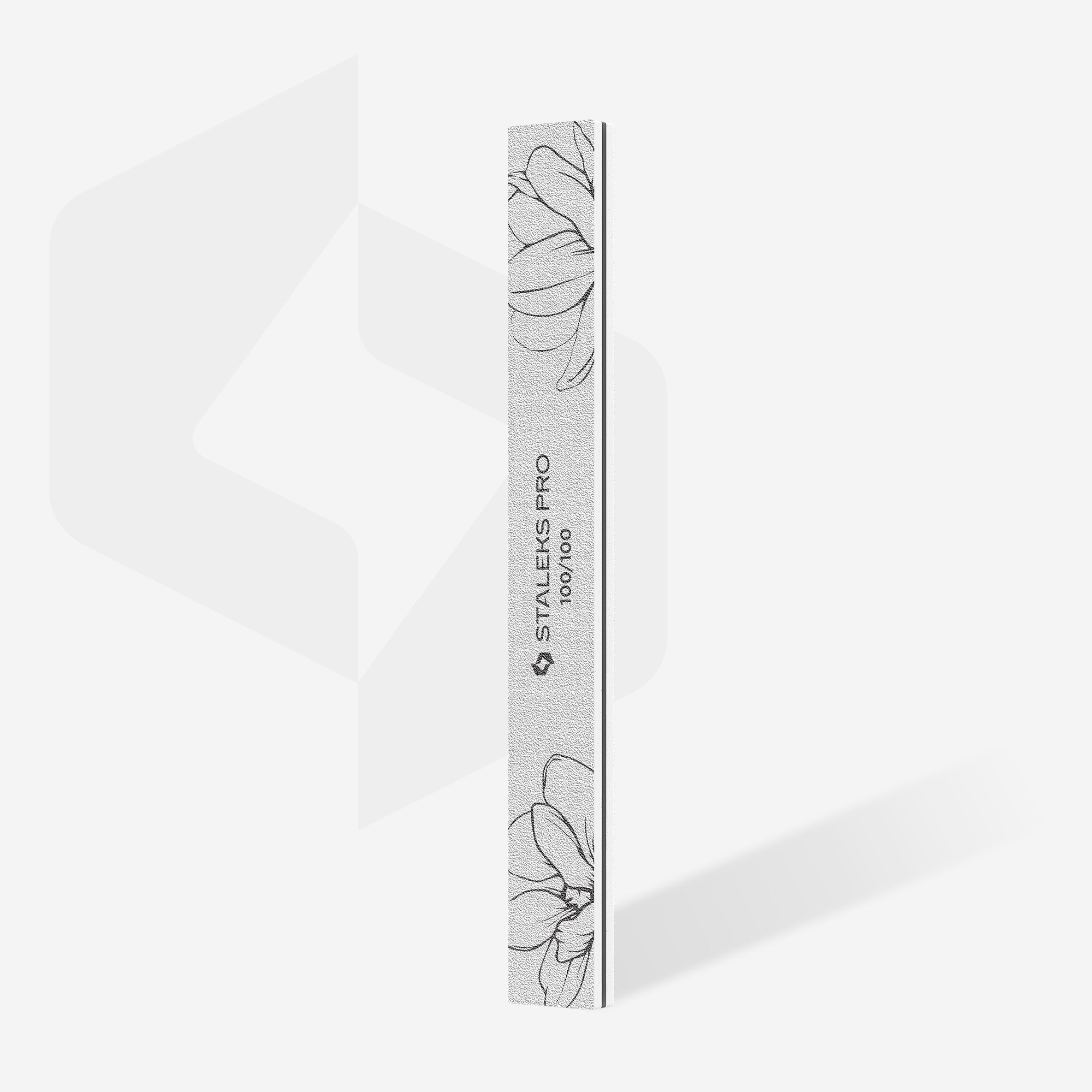 STALEKS EXPERT 20 Straight mineral nail file, 100/100 grit (25 pc)