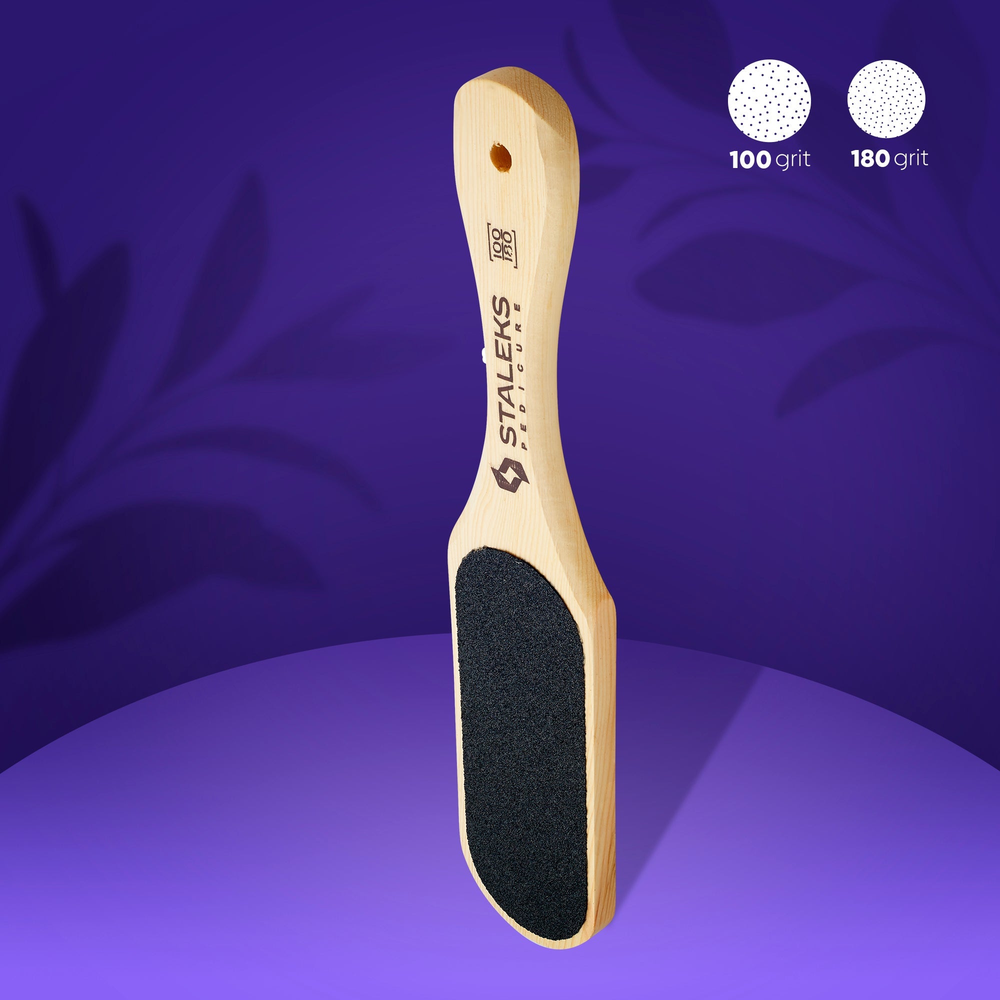 STALEKS BEAUTY & CARE 10 TYPE 1 Ahşap, iki taraflı ayaklar için törpü, 100/180 grit