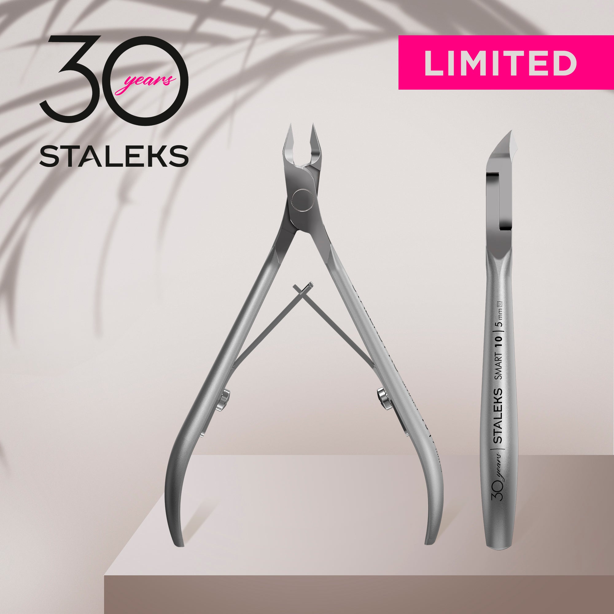 STALEKS SMART 10 Profesyonel tirnak eti pensi, 5 mm | 30 Yıl Özel Sürümü
