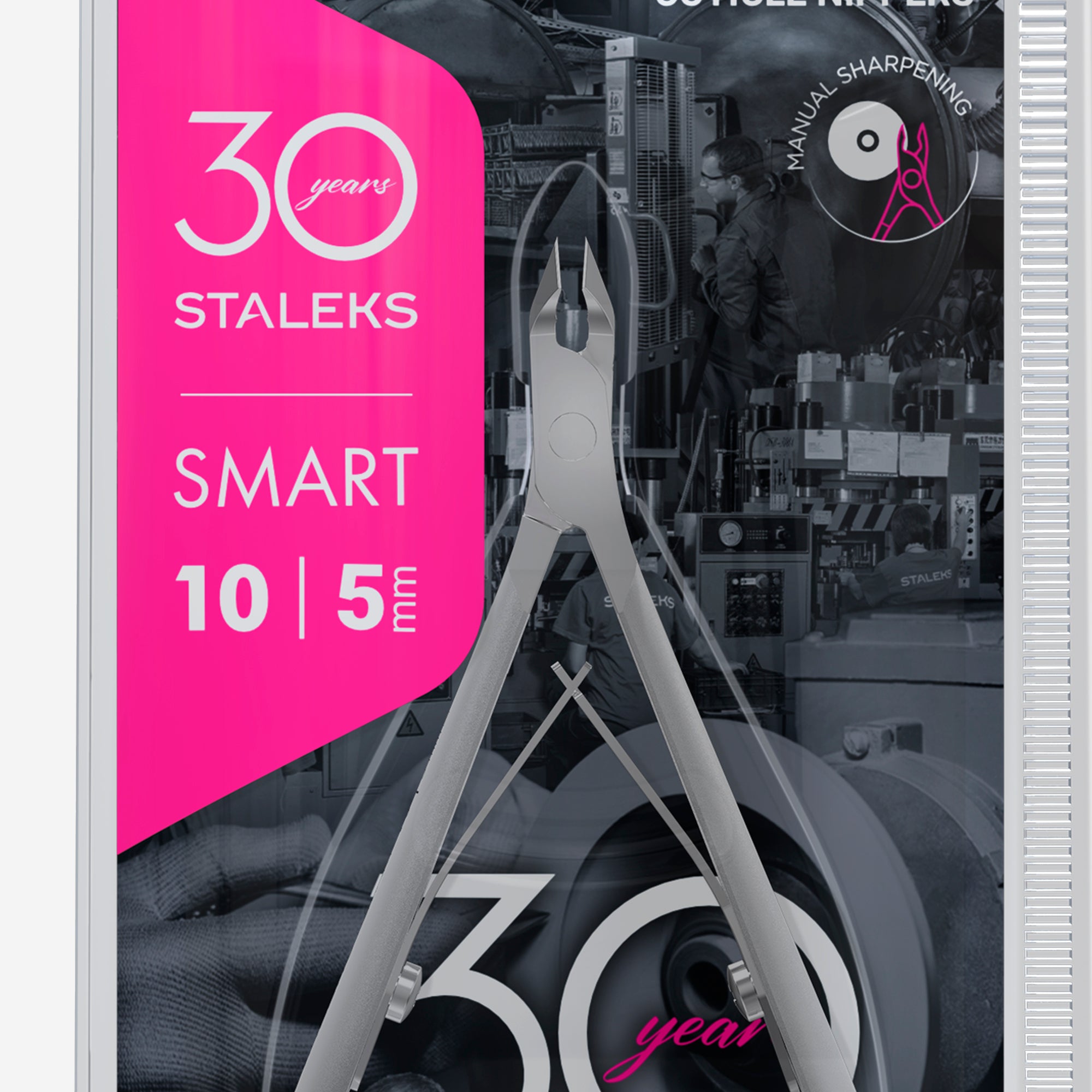 STALEKS SMART 10 Profesyonel tirnak eti pensi, 5 mm | 30 Yıl Özel Sürümü