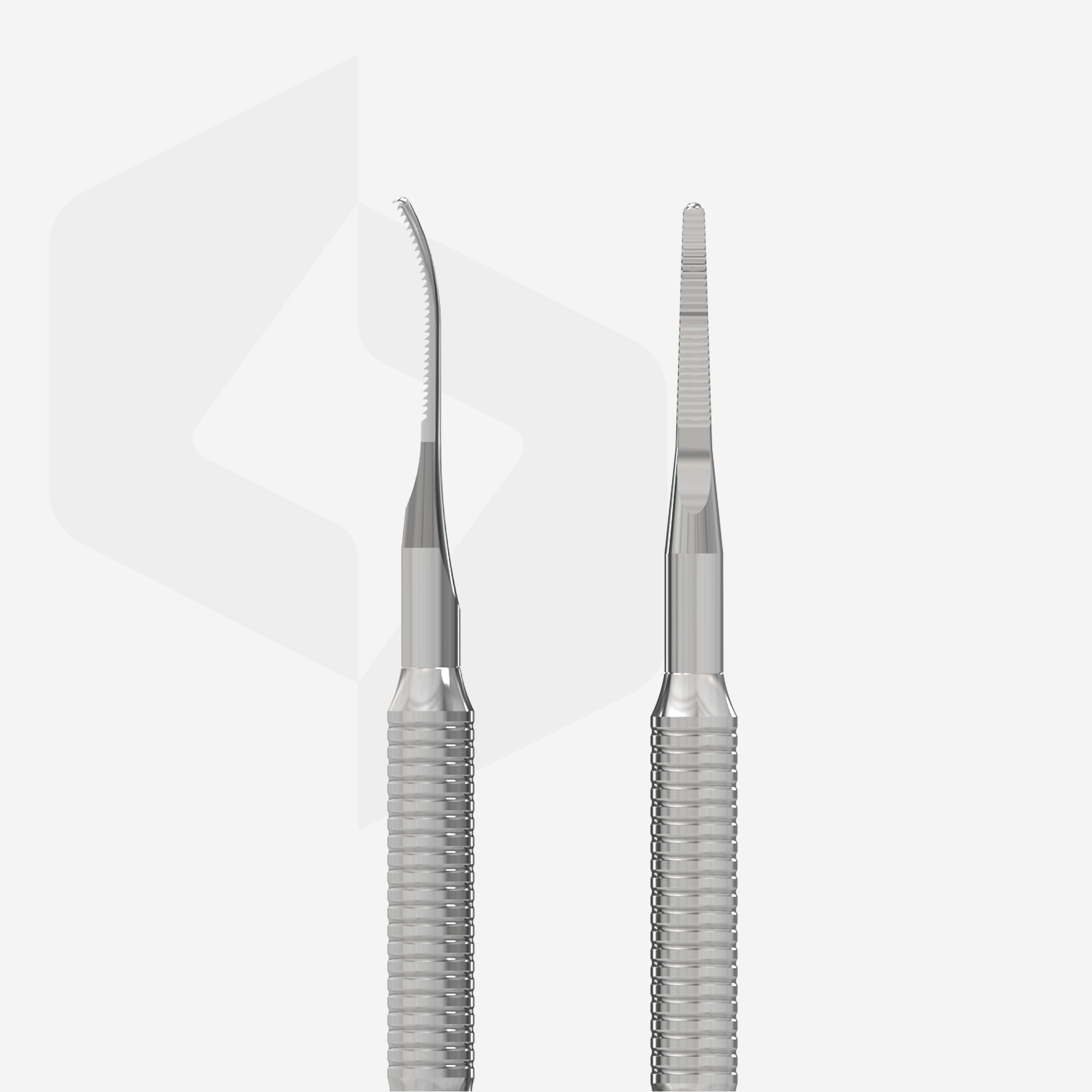 STALEKS EXPERT 60 TYPE 3 Straight nail file and file with a bent end