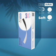 STALEKS EXPERT 20  papmAm mix Double-sided nail files for straight base on soft foam layer, 180/240 grit (25 pcs)