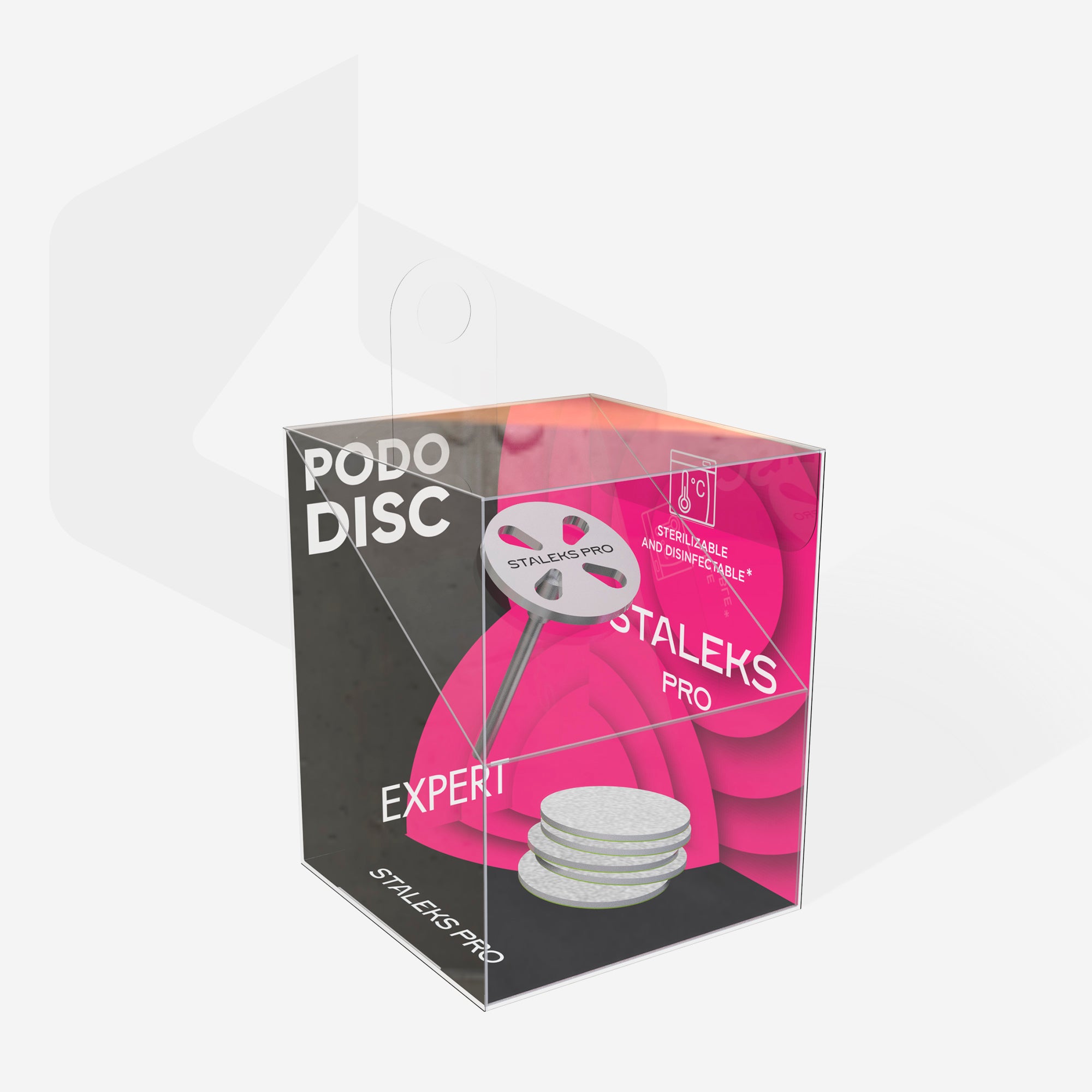STALEKS EXPERT PODODISC S Pedicure disc with disposable files, 180 grit, 15 mm (5 pcs)
