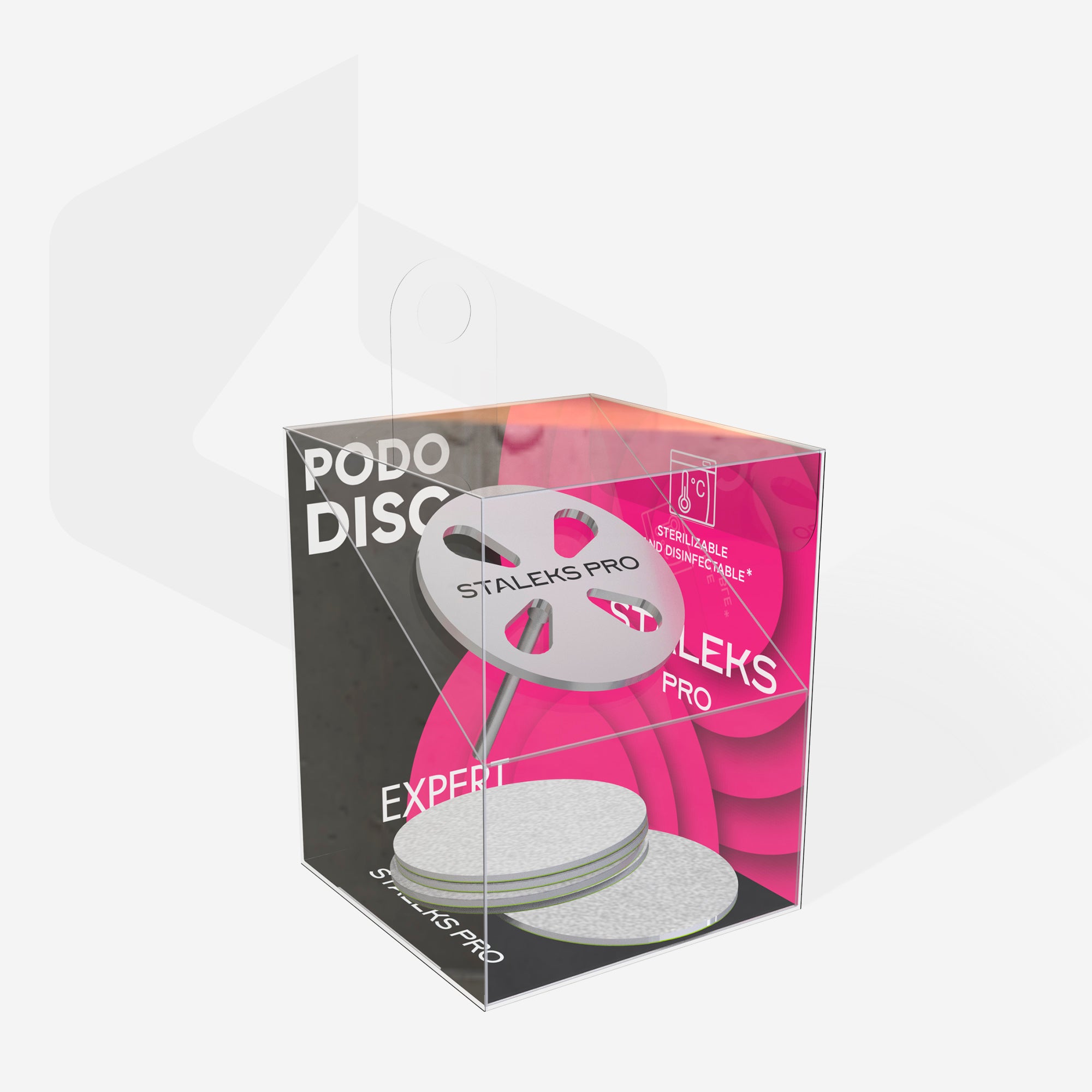 STALEKS EXPERT PODODISC L Pedicure disc with disposable files, 180 grit, 25 mm (5 pcs)