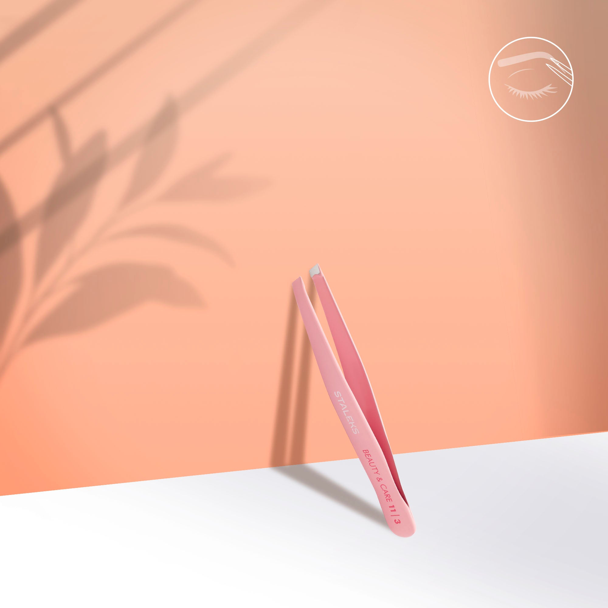 STALEKS BEAUTY & CARE 11 TYPE 3 Geniş eğimli kaş cımbızı