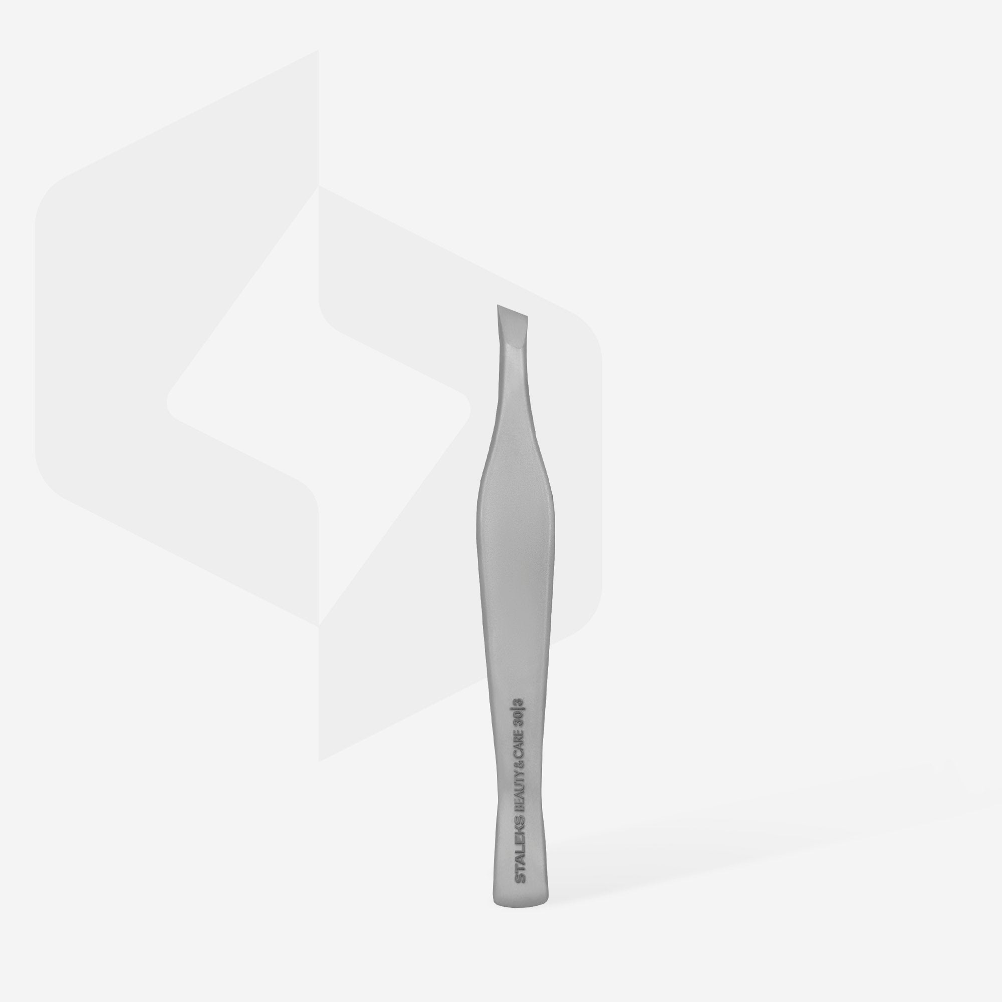 STALEKS BEAUTY & CARE 30 TYPE 3 Eyebrow tweezers wide beveled