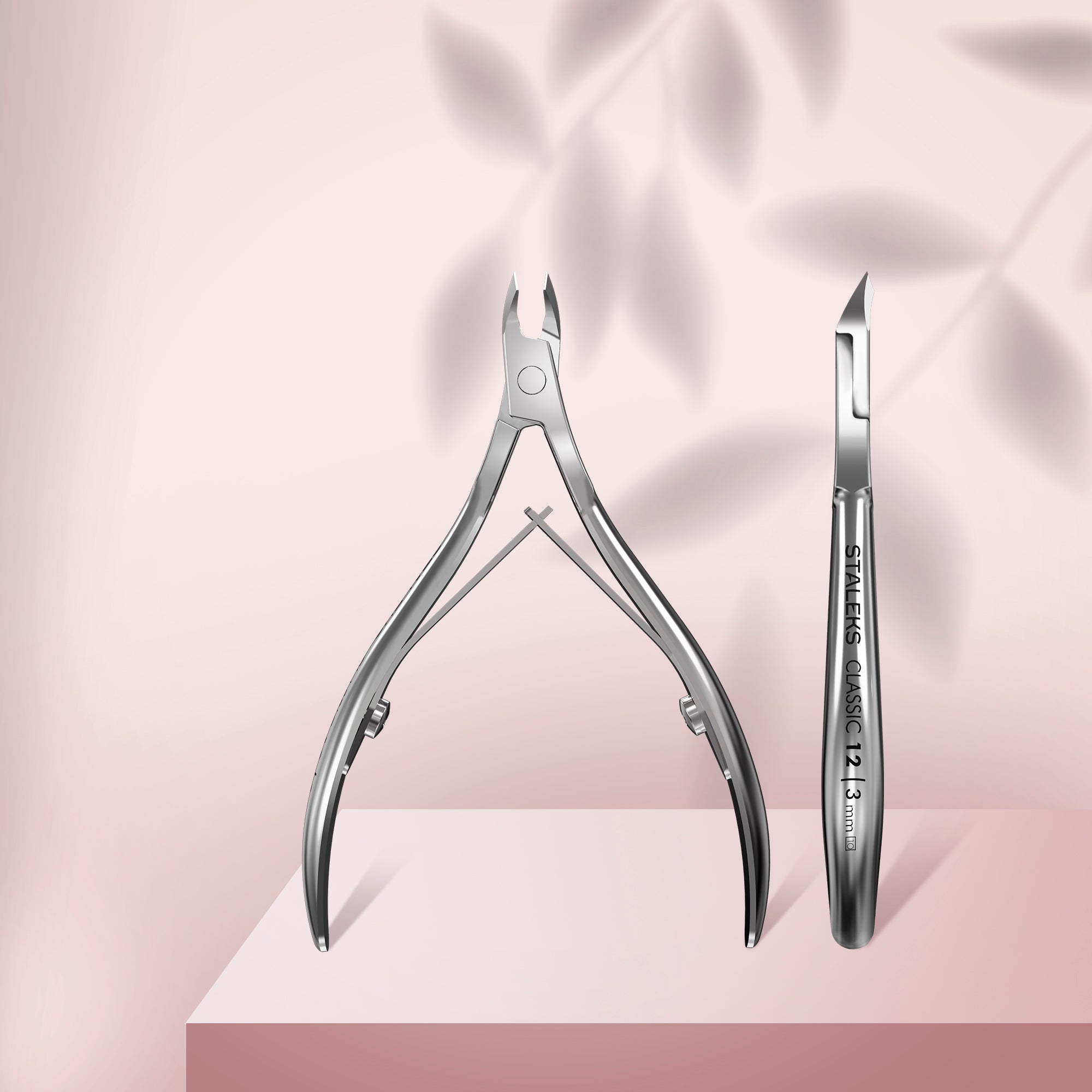 STALEKS CLASSIC 12 Profesyonel tirnak eti pensi, 3 mm
