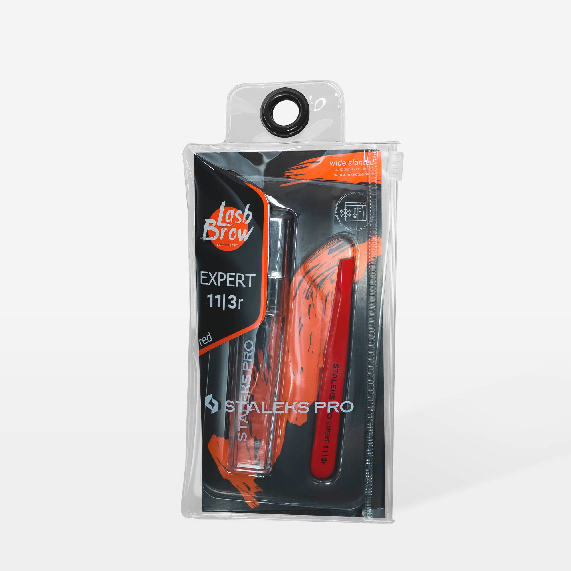 STALEKS EXPERT 11 TYPE 3b Geniş eğimli profesyonel kaş cımbızı