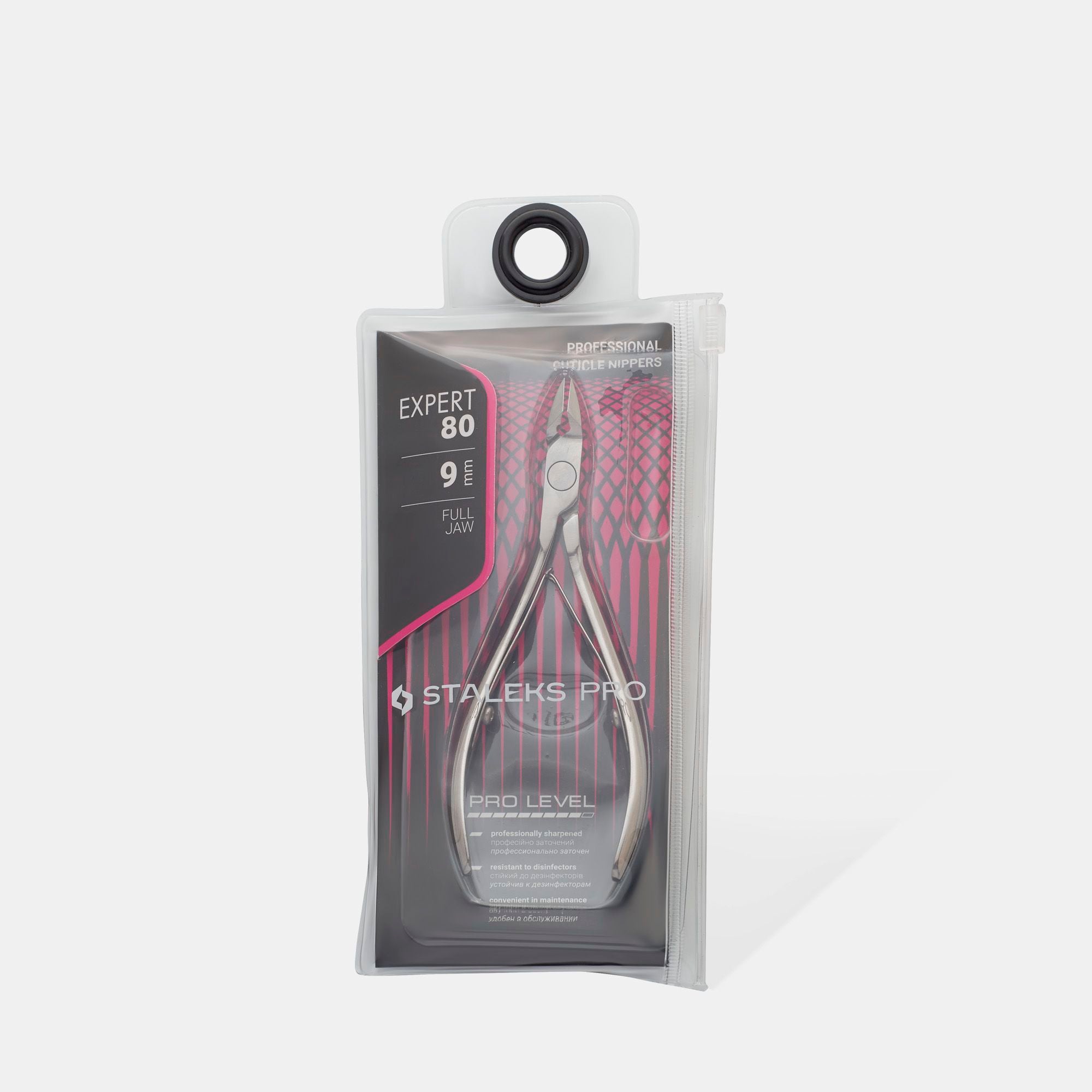 STALEKS EXPERT 80 Professional cuticle nippers, 9 mm