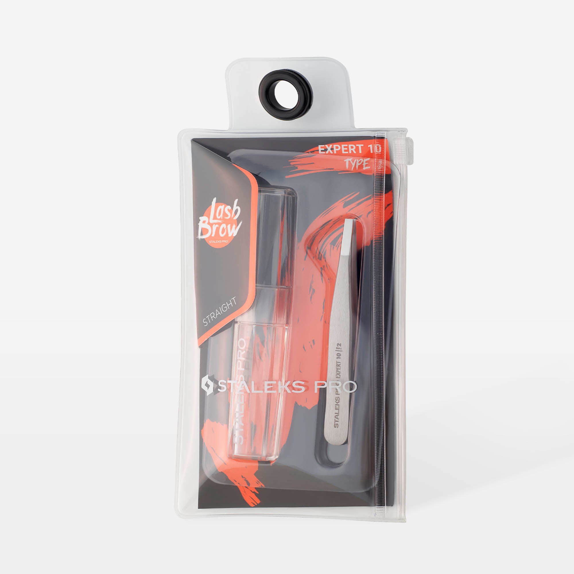 STALEKS EXPERT 10 TYPE 2 Dar düz profesyonel kaş cımbızı